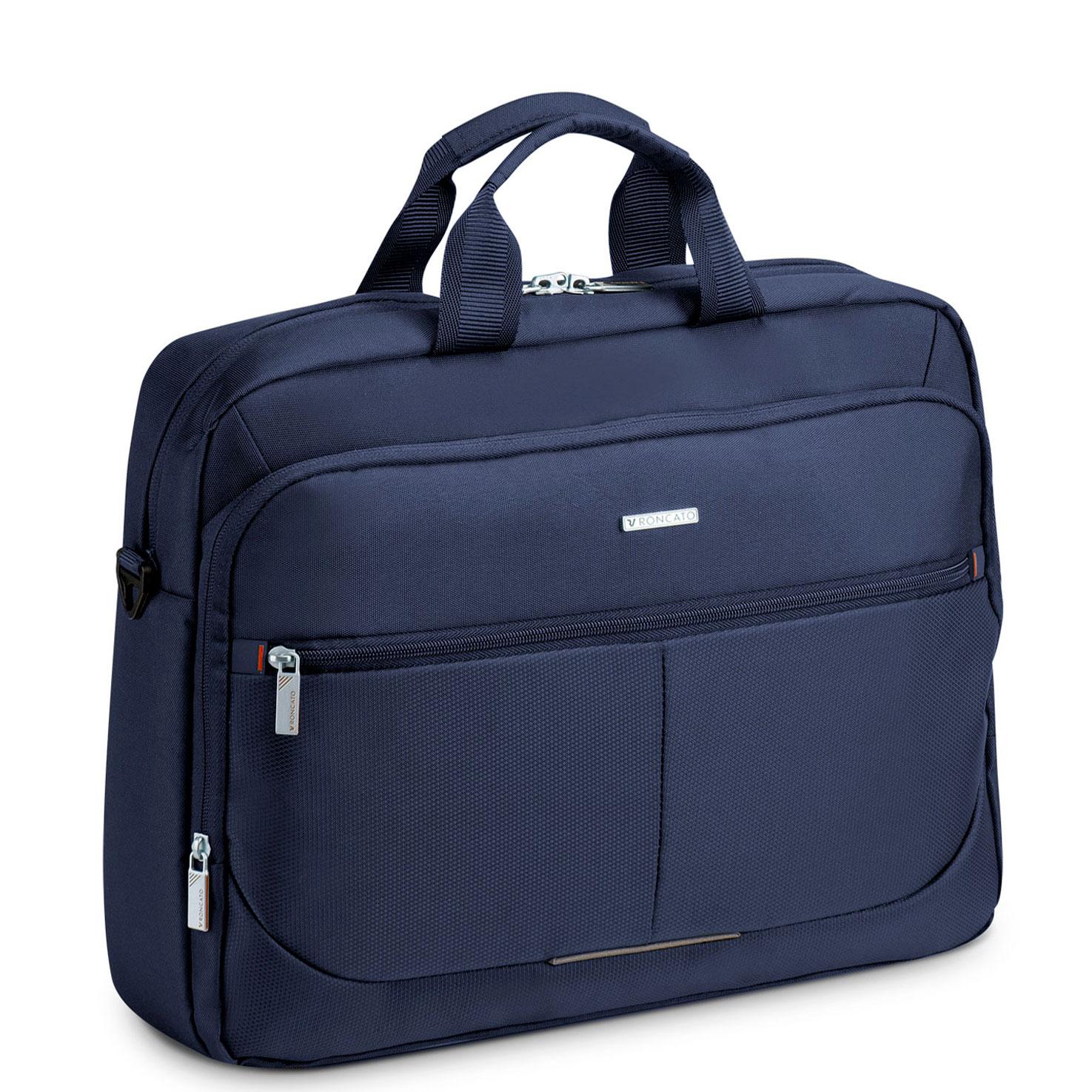 Roncato Easy Office 2.0 Borsa Porta Computer Porta Pc 17 - 32x43x10 Cm - Blu Notte