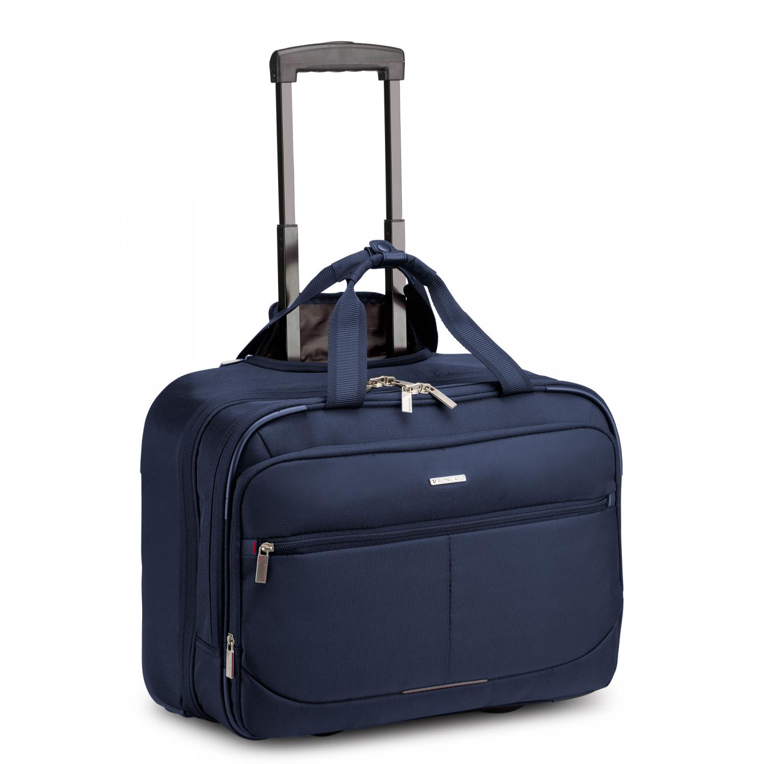 Roncato Easy Office 2.0 Pc Trolley Porta Pc 17 - 33x45x20 Cm - Blu Notte