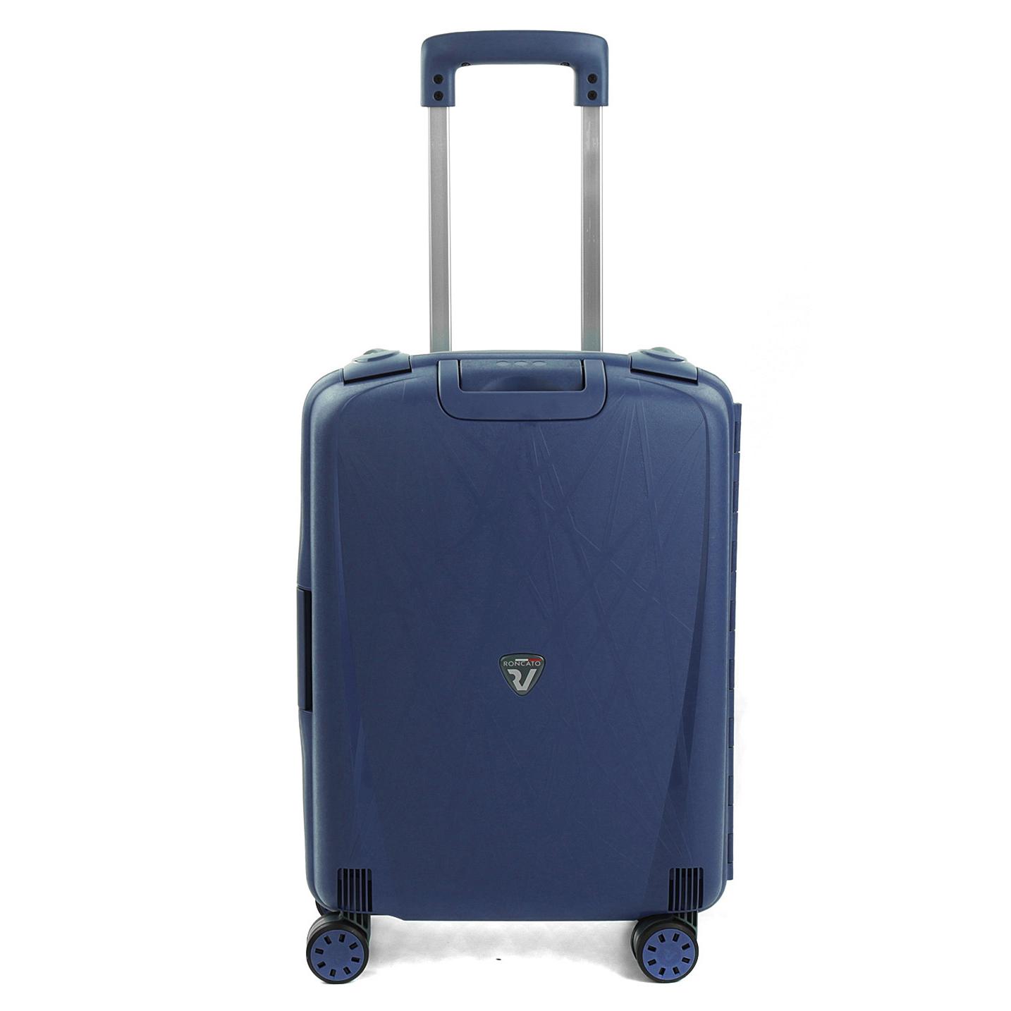LIGHT Valise cabine 55x40x20 cm - Bleu marine