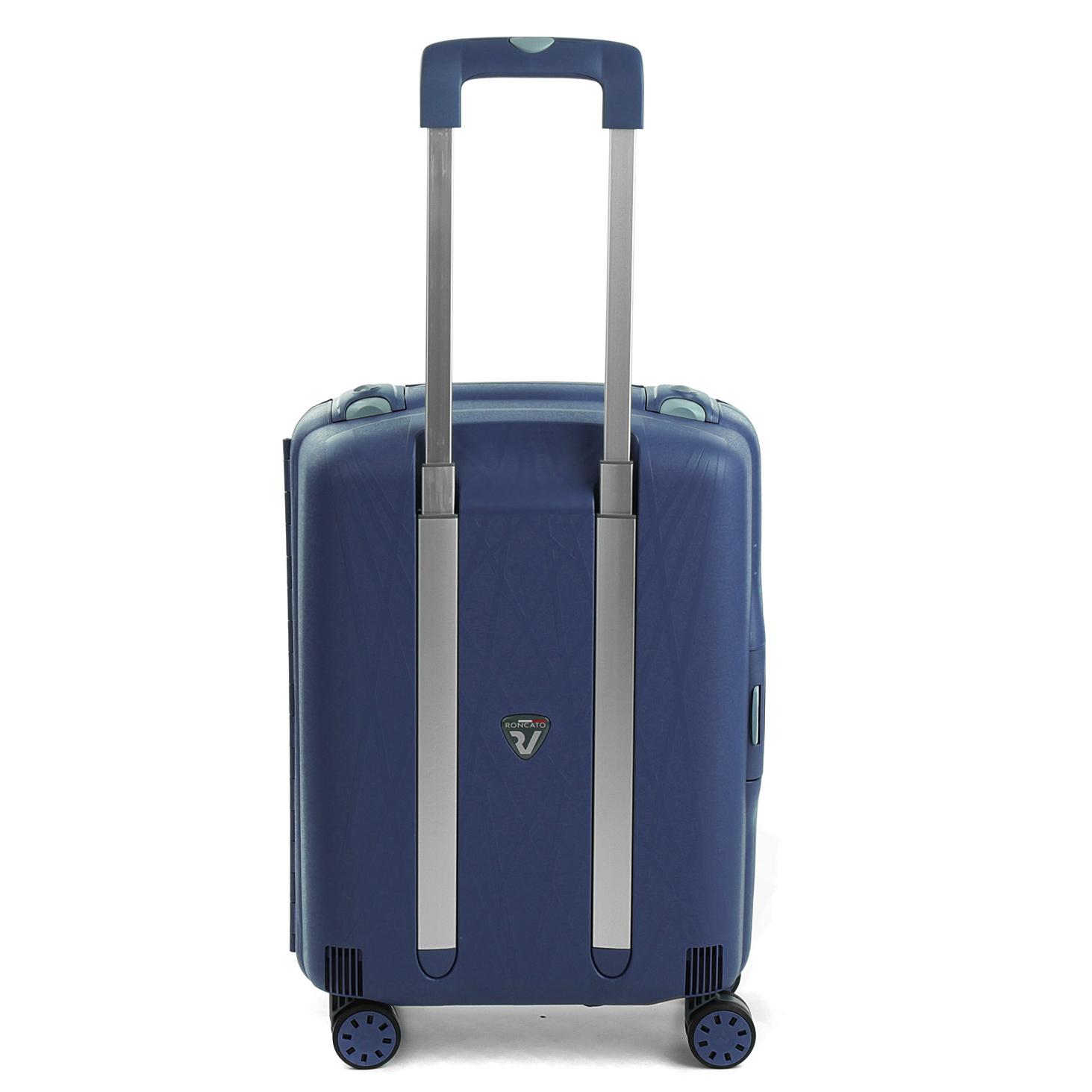 LIGHT Valise cabine 55x40x20 cm - Bleu marine