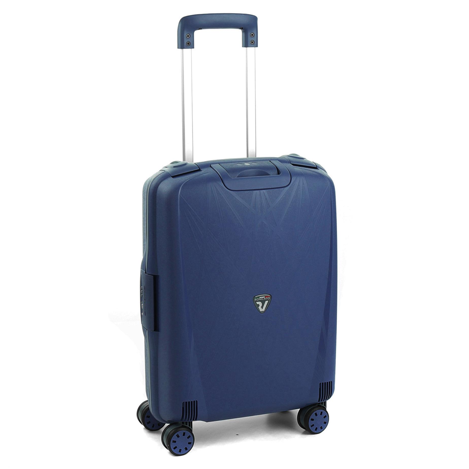 LIGHT Valise cabine 55x40x20 cm - Bleu marine