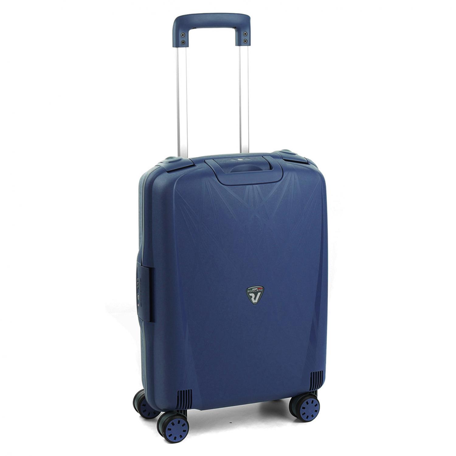 LIGHT Valise cabine 55x40x20 cm - Bleu marine