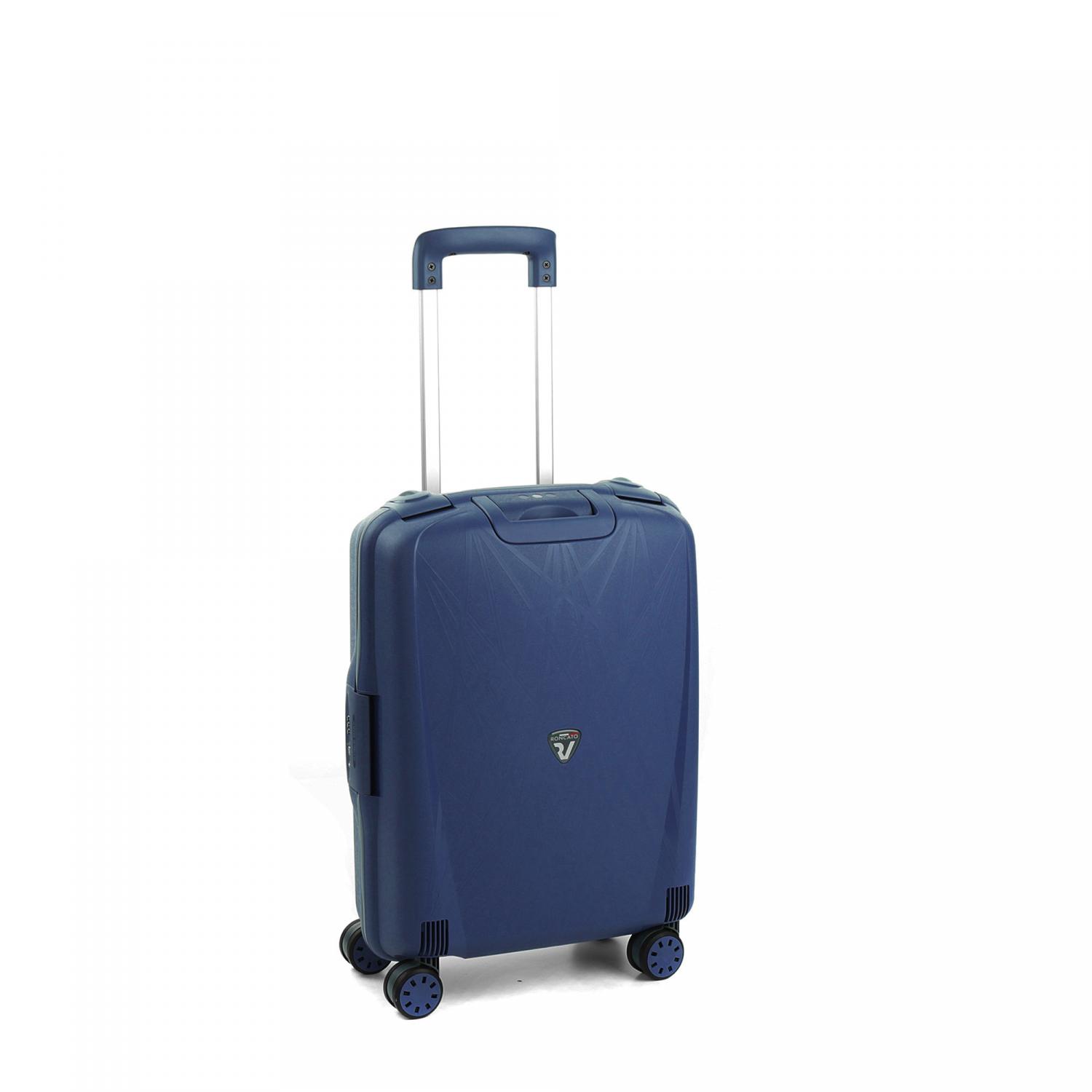 Roncato Light Trolley Bagaglio A Mano 55x40x20 Cm - Blu Navy