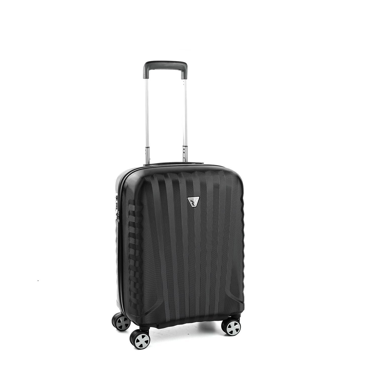Roncato Uno Premium 2.0 Trolley Bagaglio A Mano 55x40x20 Cm - Nero/nero