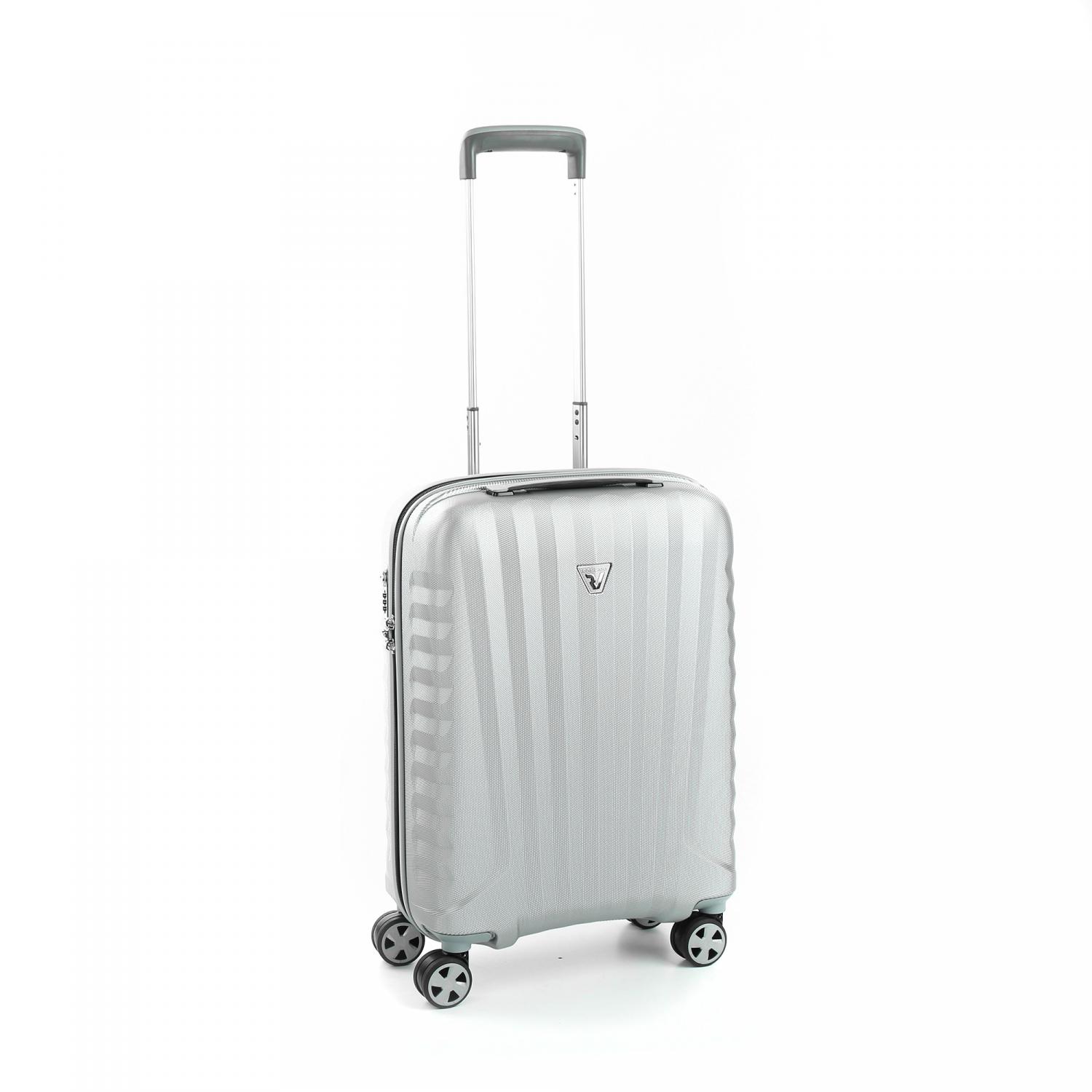 Roncato Uno Premium 2.0 Trolley Bagaglio A Mano 55x40x20 Cm - Grigio/argento