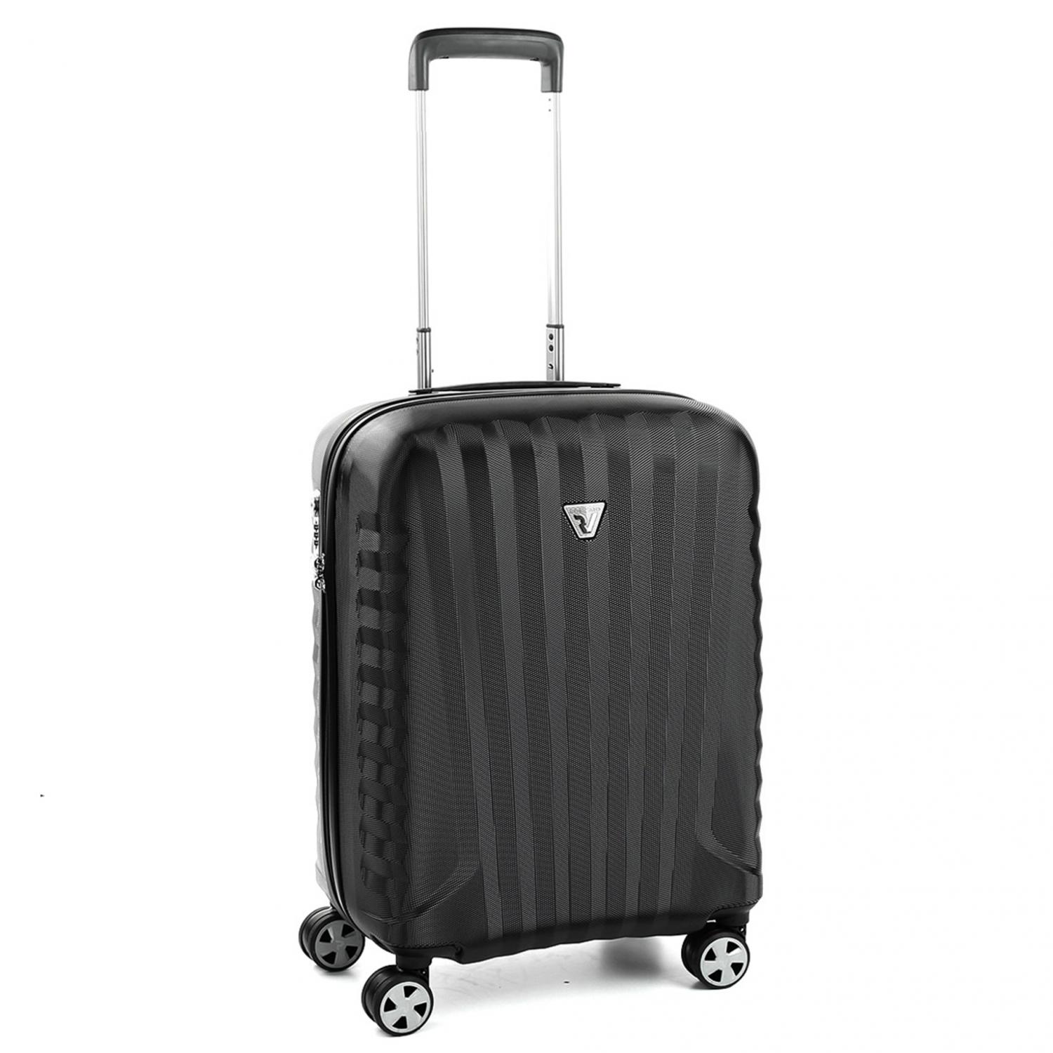 UNO PREMIUM 2.0 Trolley bagaglio a mano 55x40x25 cm - Nero/Nero