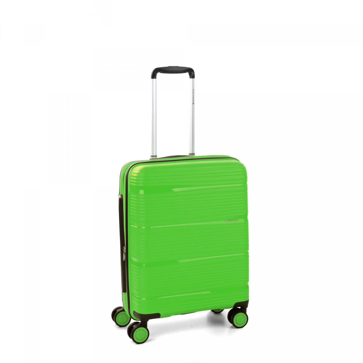Roncato R-lite Trolley Bagaglio A Mano 55x40x20/23 Cm Espandibile - Lime