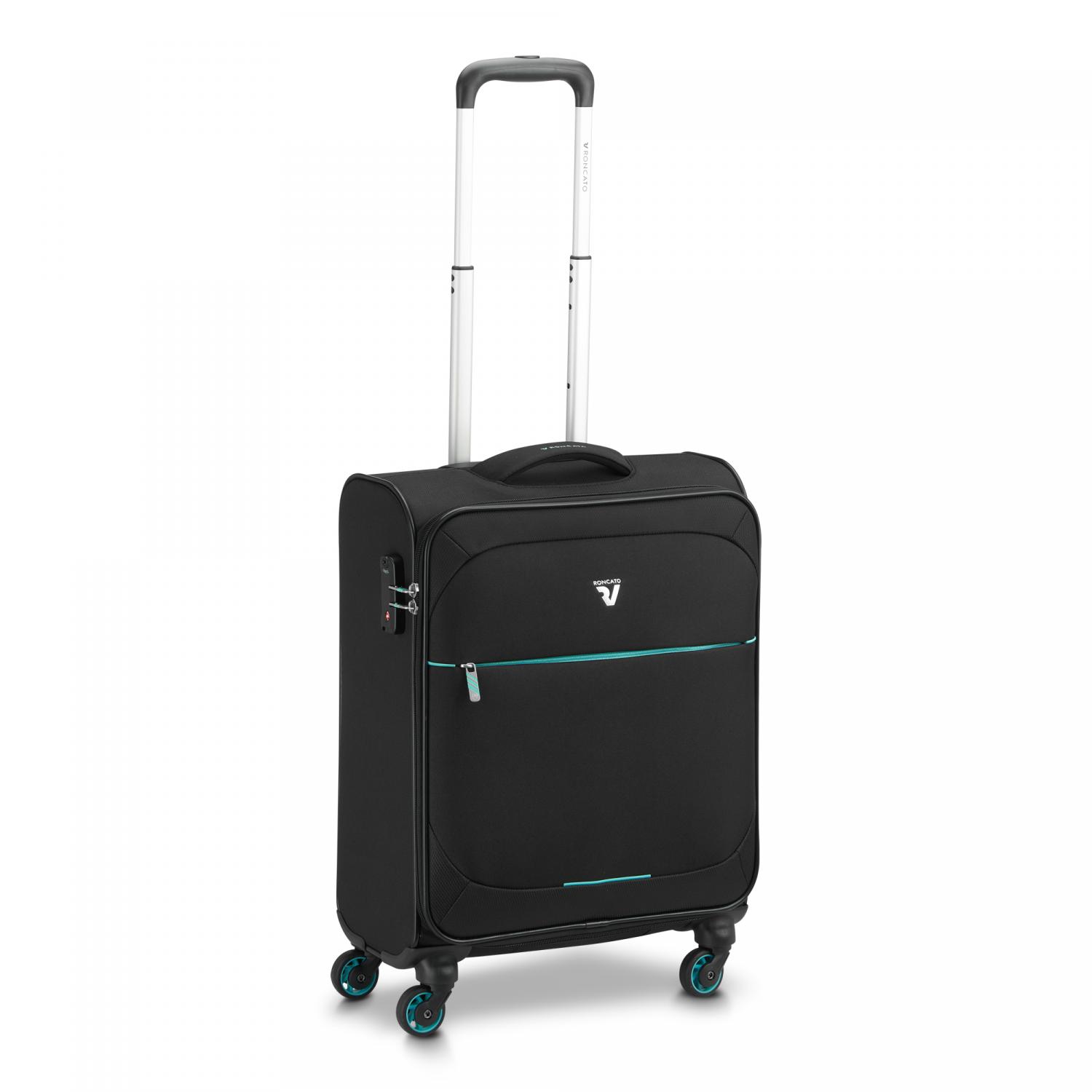 SMILE 2.0 Trolley bagaglio a mano 55x40x20 cm - Nero