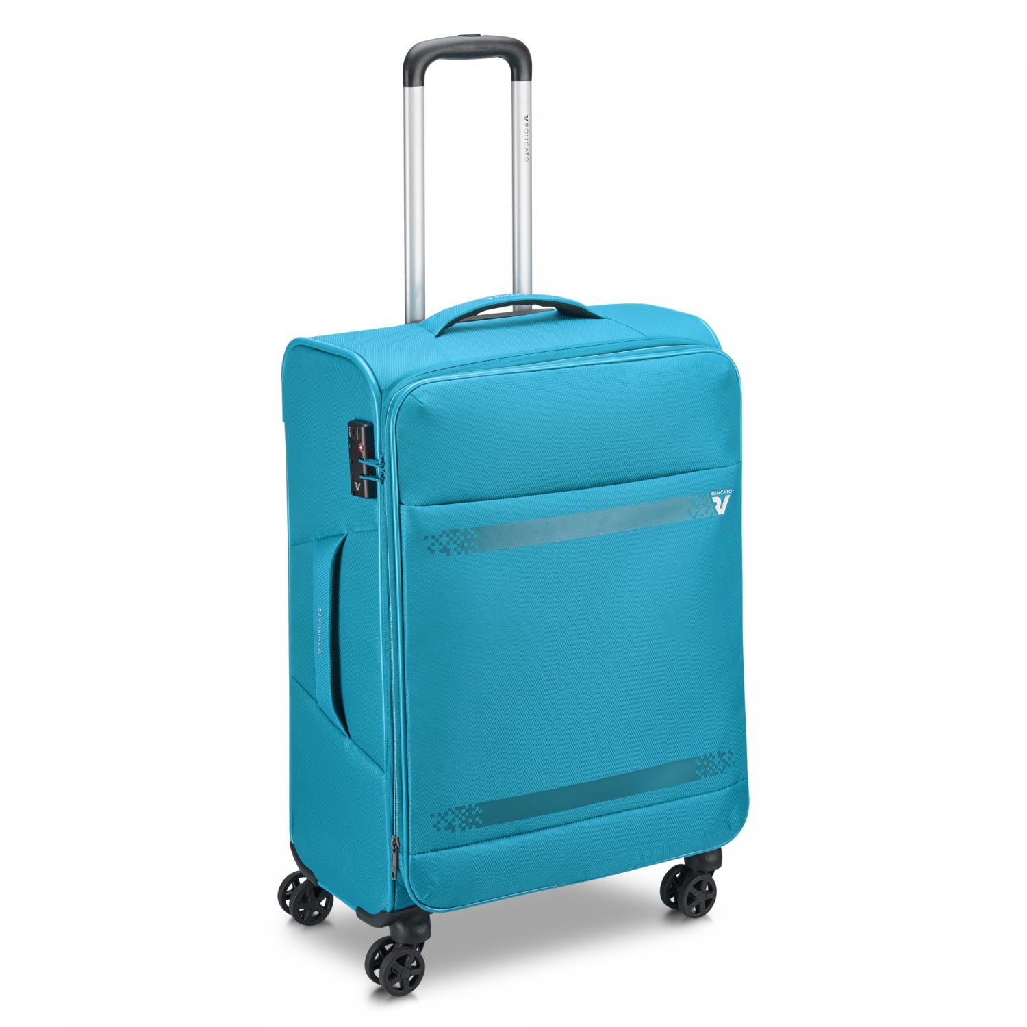 Roncato Jazz 4.0 Trolley Medio 65 Cm Espandibile - Turchese
