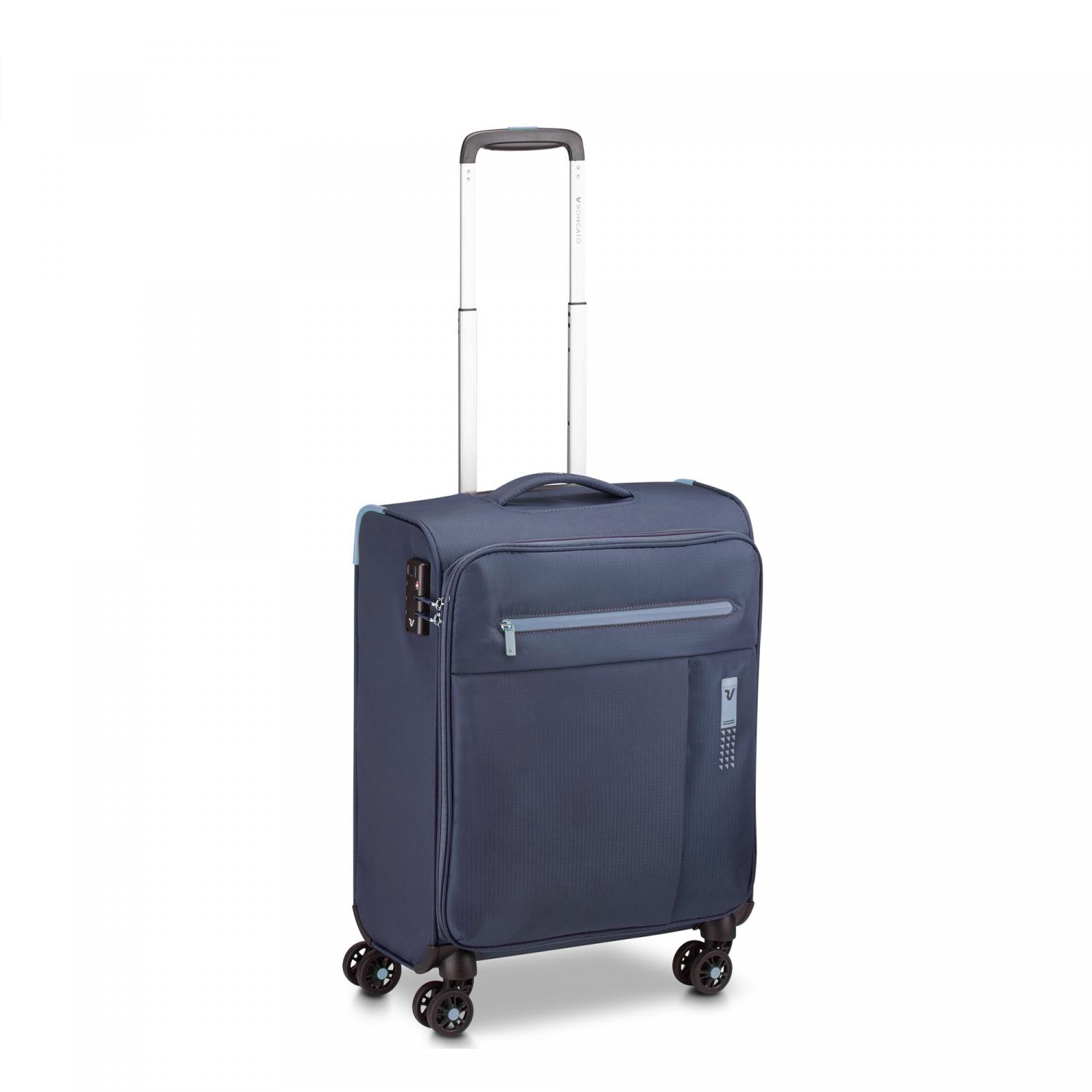 Roncato Lite Soft Trolley Bagaglio A Mano 55x40x20 Cm - Blu Navy