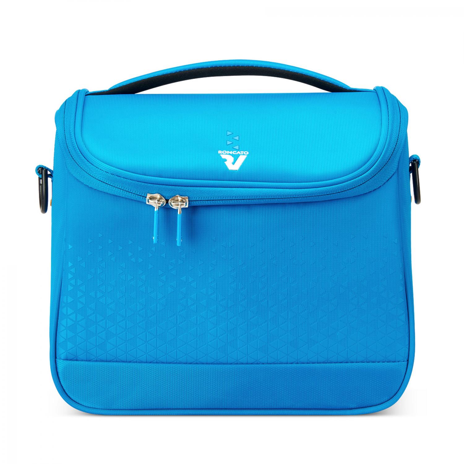 CROSSLITE Beauty case 27x26x19 cm - Blu Java
