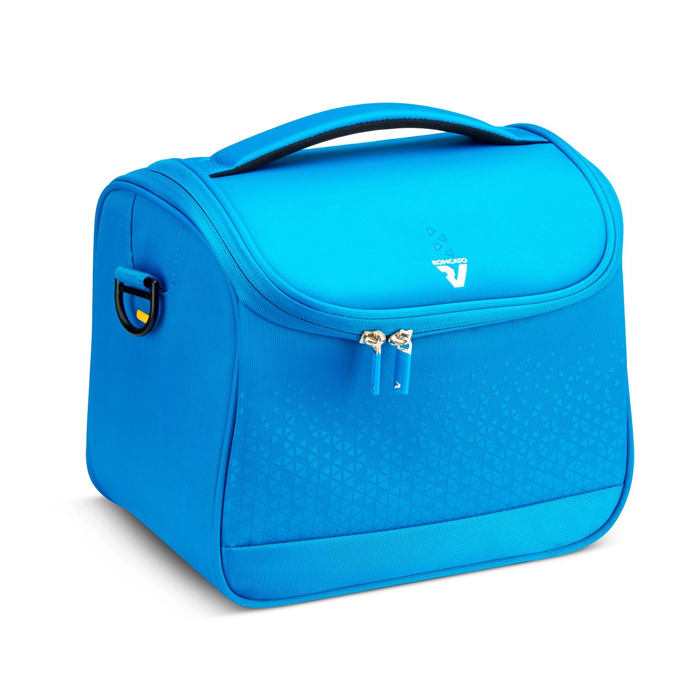 Roncato Crosslite Beauty Case 27x26x19 Cm - Blu Java