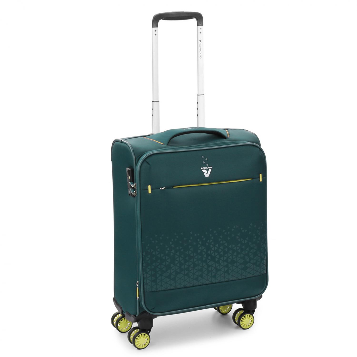 CROSSLITE Valise cabine 55x40x20/23 cm Extensible - Vert bouteille
