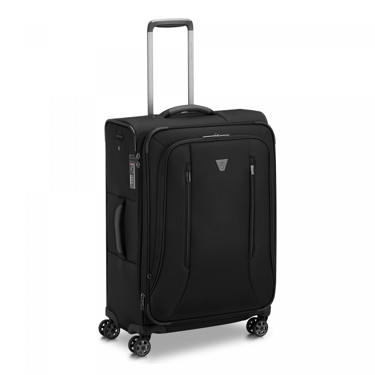 CITY 3.0 Trolley medio 64 cm Espandibile - Nero
