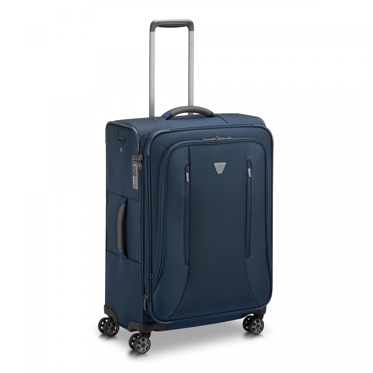 Roncato City 3.0 Trolley Medio 64 Cm Espandibile - Blu Notte