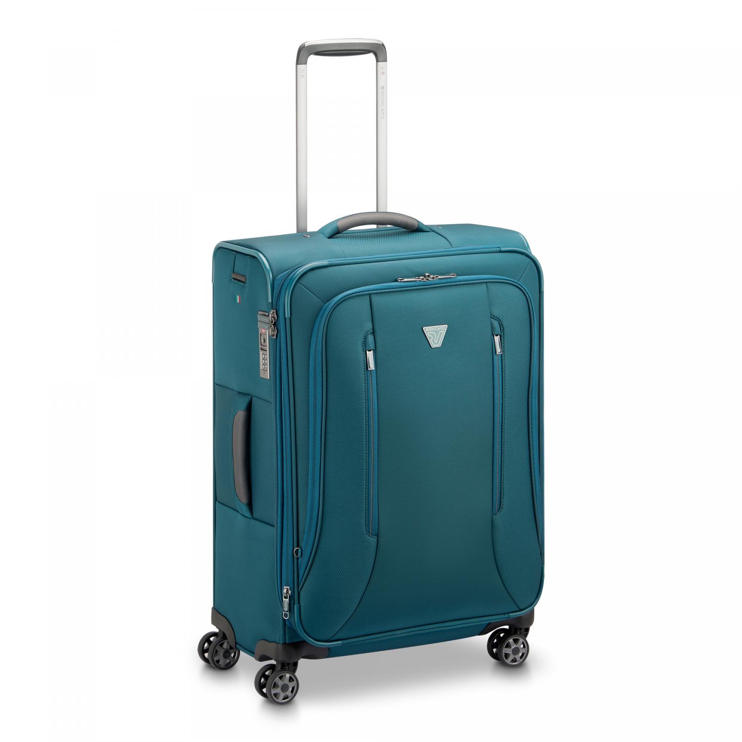 Roncato City 3.0 Trolley Medio 64 Cm Espandibile - Verde Bottiglia