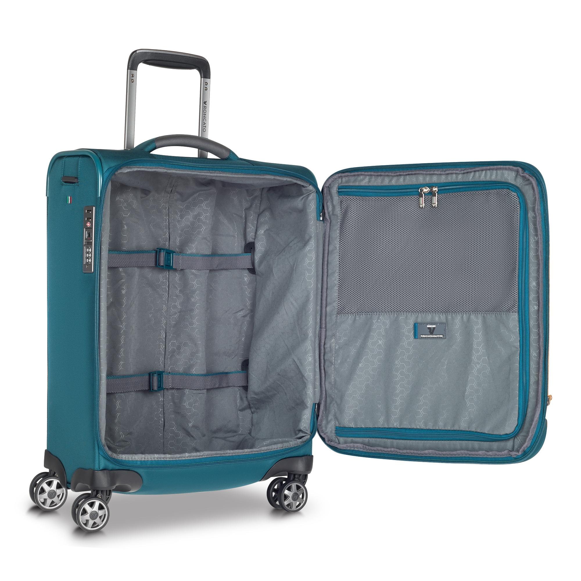 CITY 3.0 Valise cabine 55x40x20/25 cm Extensible - Vert bouteille
