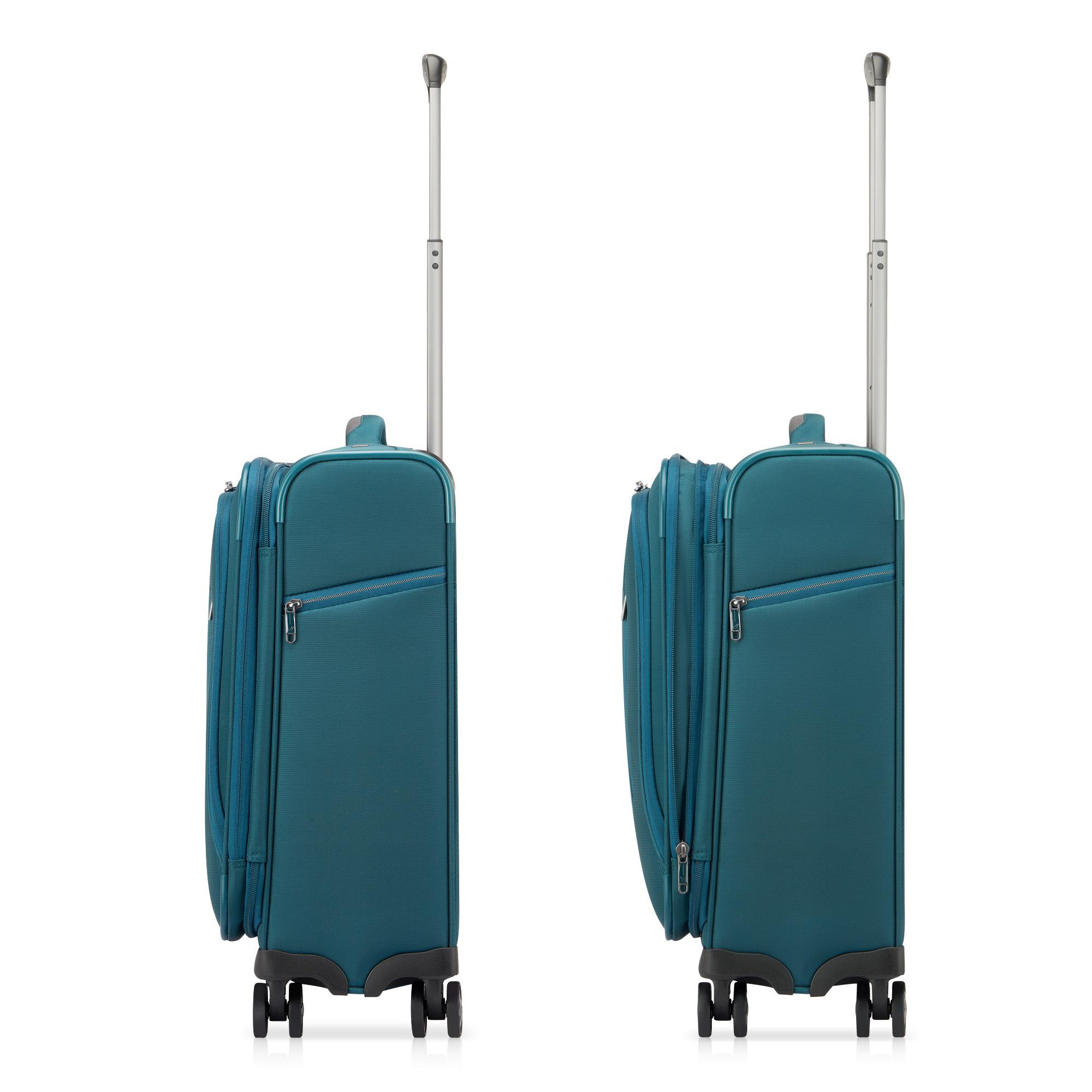 CITY 3.0 Valise cabine 55x40x20/25 cm Extensible - Vert bouteille