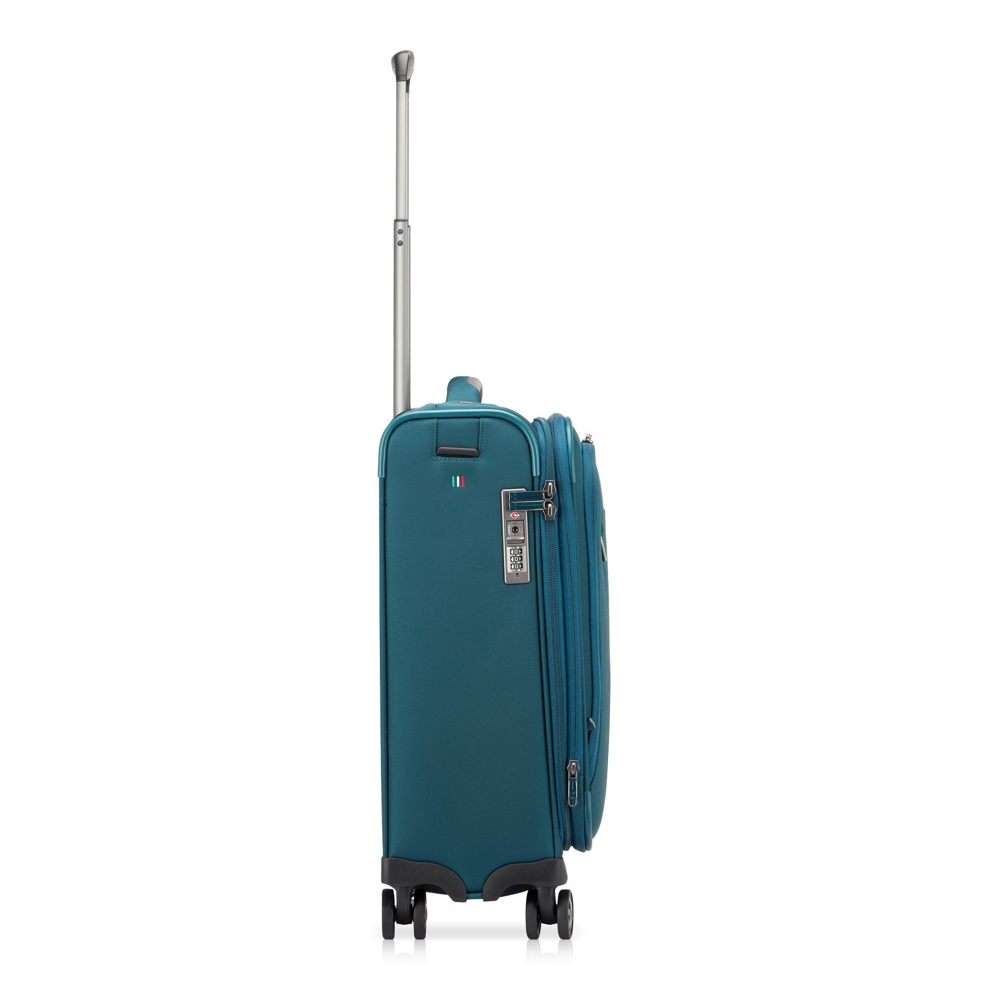 CITY 3.0 Valise cabine 55x40x20/25 cm Extensible - Vert bouteille