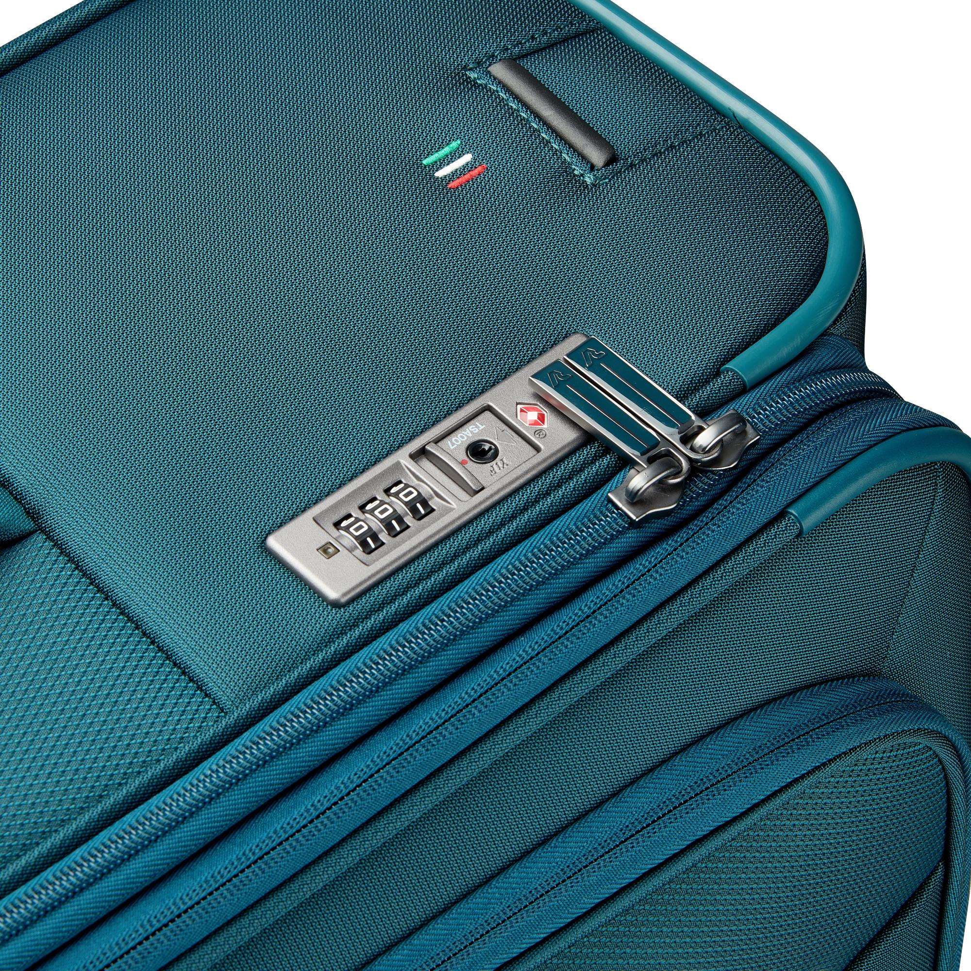 CITY 3.0 Valise cabine 55x40x20/25 cm Extensible - Vert bouteille