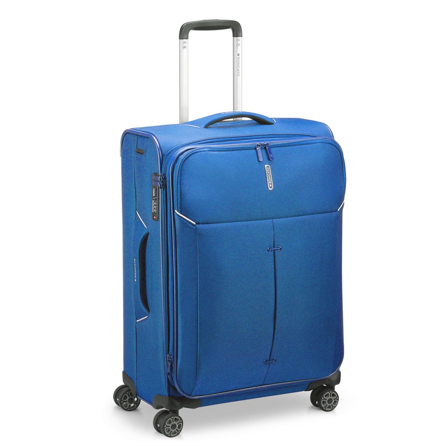 IRONIK 2.0 Trolley medio 65 cm Espandibile - Denim