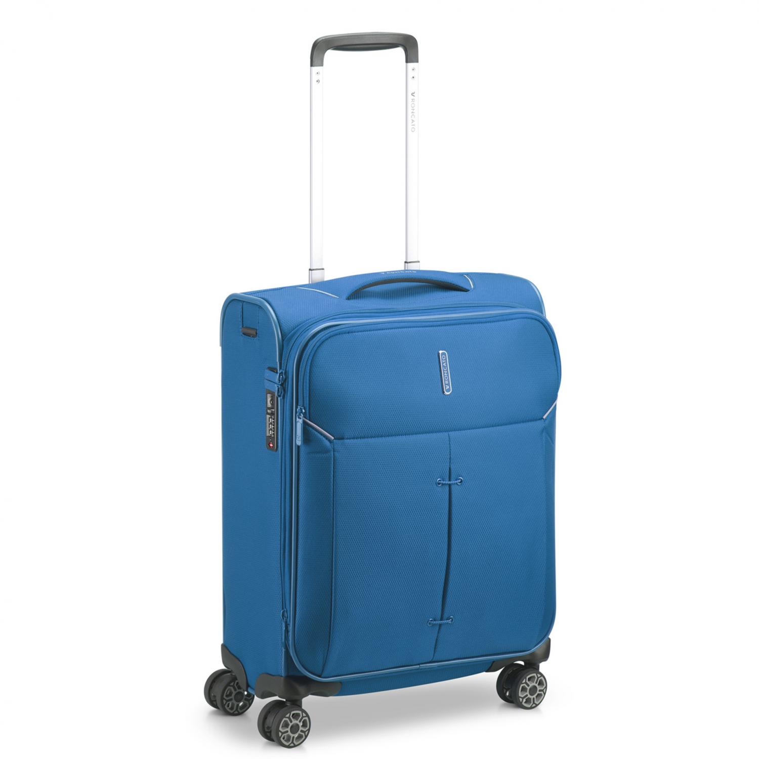 IRONIK 2.0 Maleta de cabina 55x40x20/23 cm Expandible - Denim