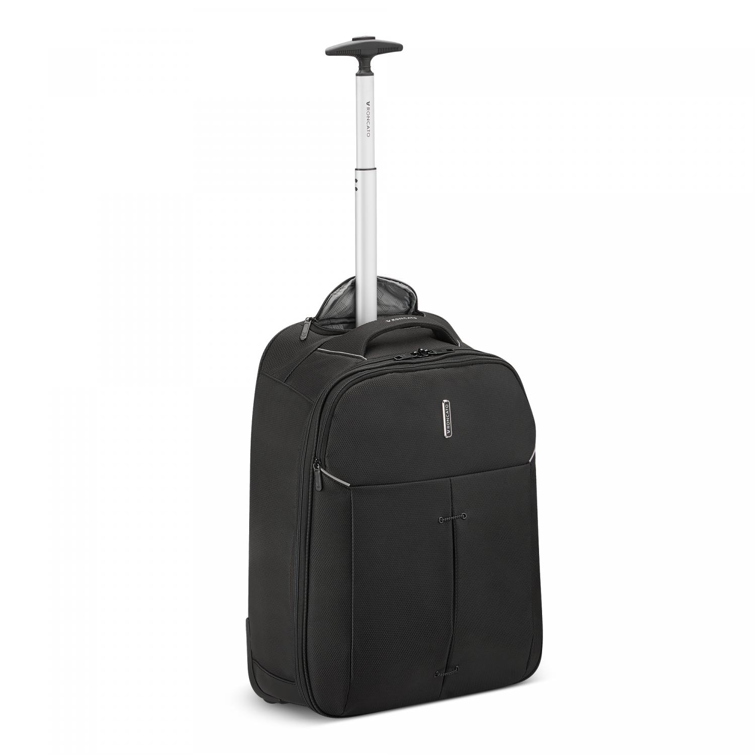 Roncato Ironik 2.0 Zaino Trolley 55x40x20 Cm - Nero