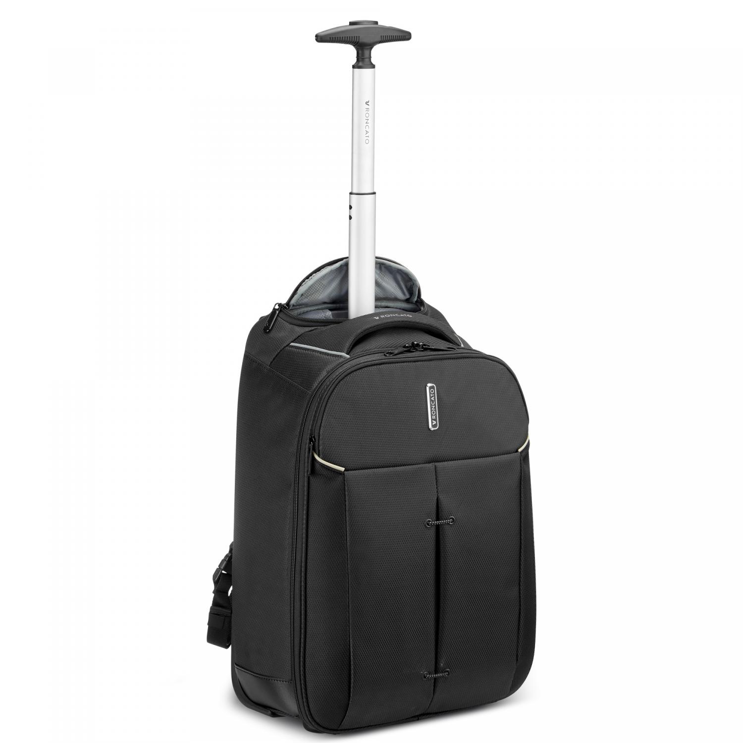Roncato Ironik 2.0 Zaino Trolley 48x32x20 Cm - Nero