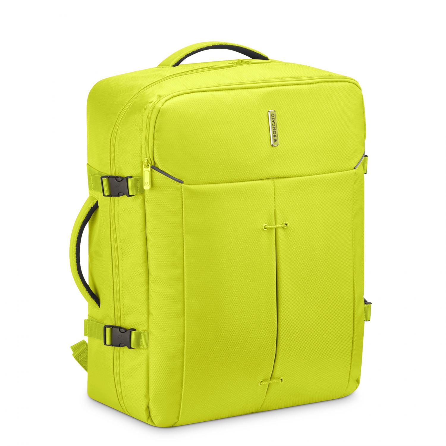 Roncato Ironik 2.0 Easyjet Zaino Da Viaggio 45x36x20 Cm - Cyber Lime