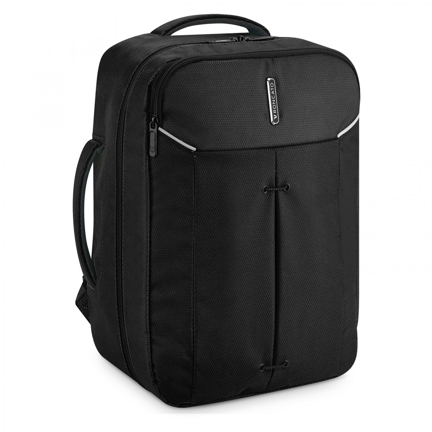 IRONIK 2.0 Vueling Travel backpack with 15.6 Laptop Compartment -  40x20x30 cm - Black
