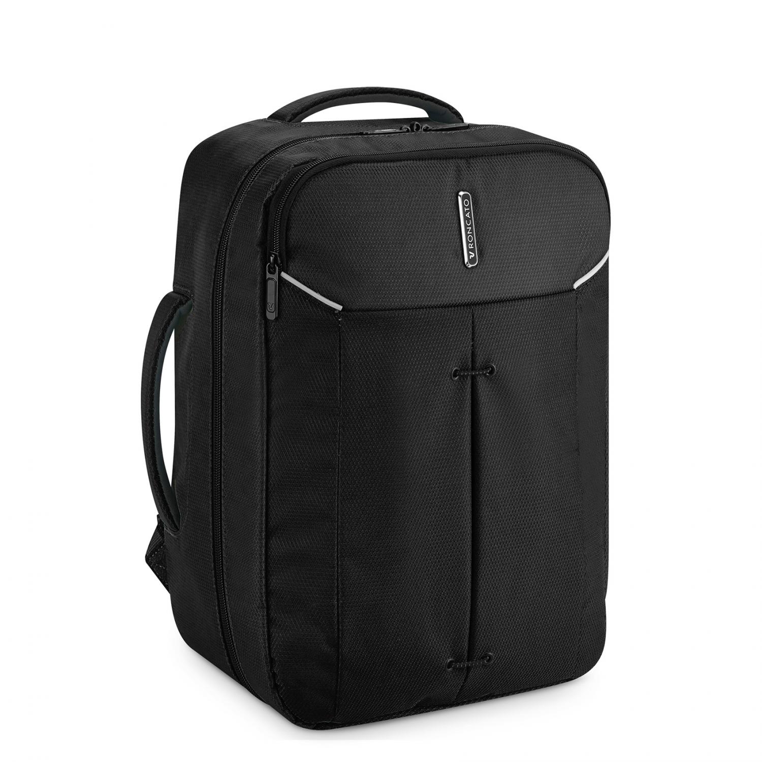 Roncato Ironik 2.0 Ryanair Mochila Viaje Para Portátil 15.6 - 40x20x30 Cm - Negro