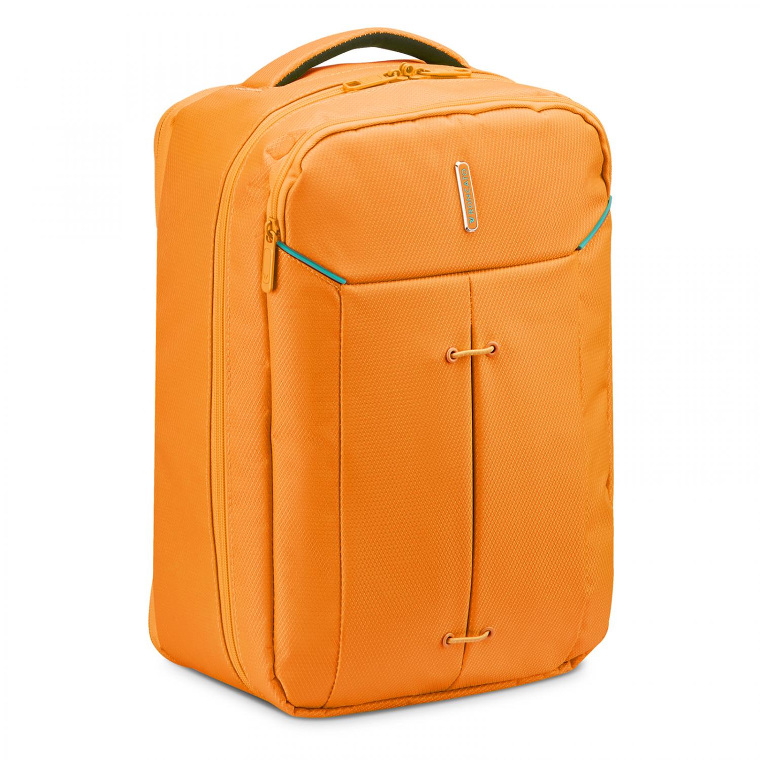 IRONIK 2.0 Ryanair Zaino da viaggio 40x25x15/20 cm Espandibile - Arancio