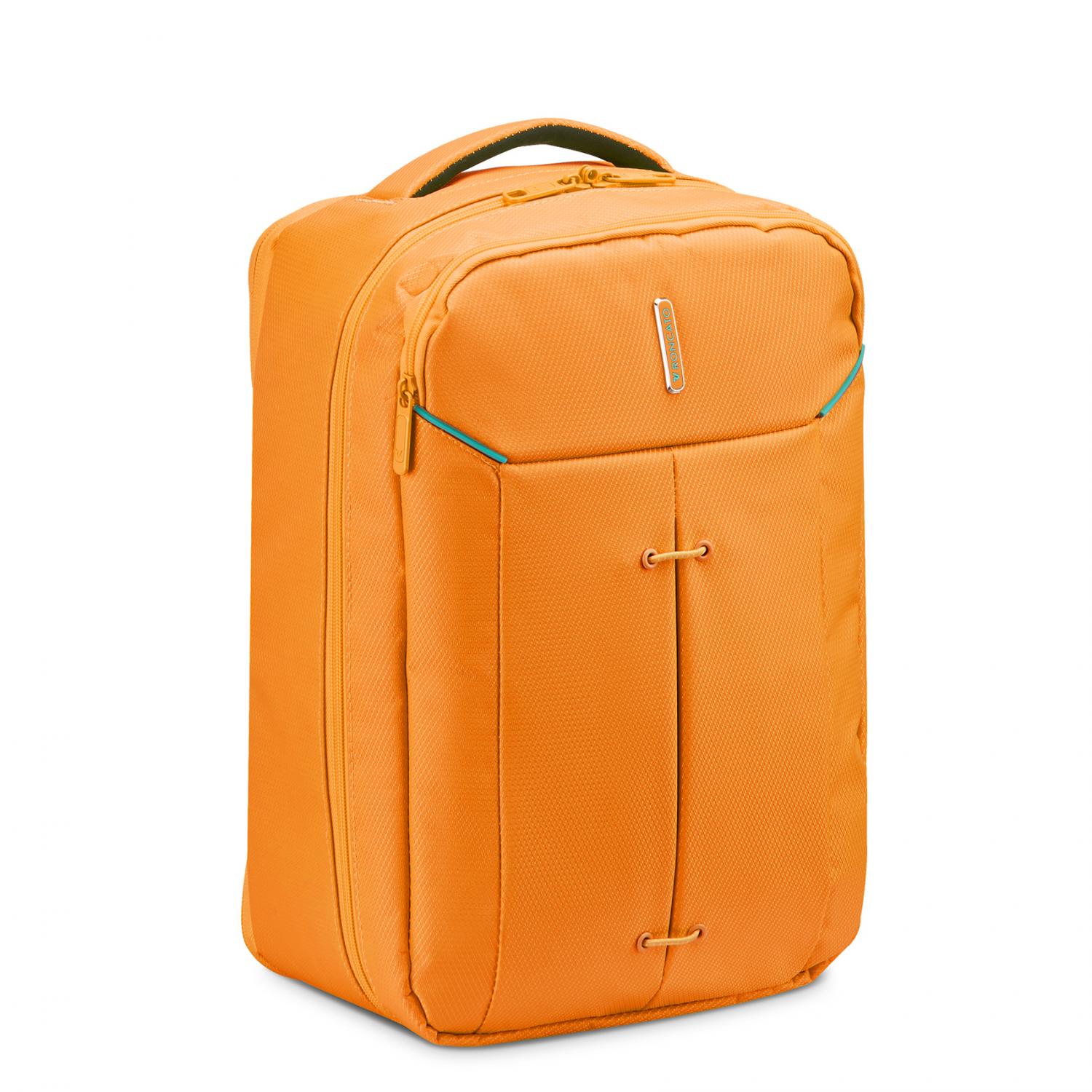 Roncato Ironik 2.0 Ryanair Zaino Da Viaggio 40x25x15/20 Cm Espandibile - Arancio