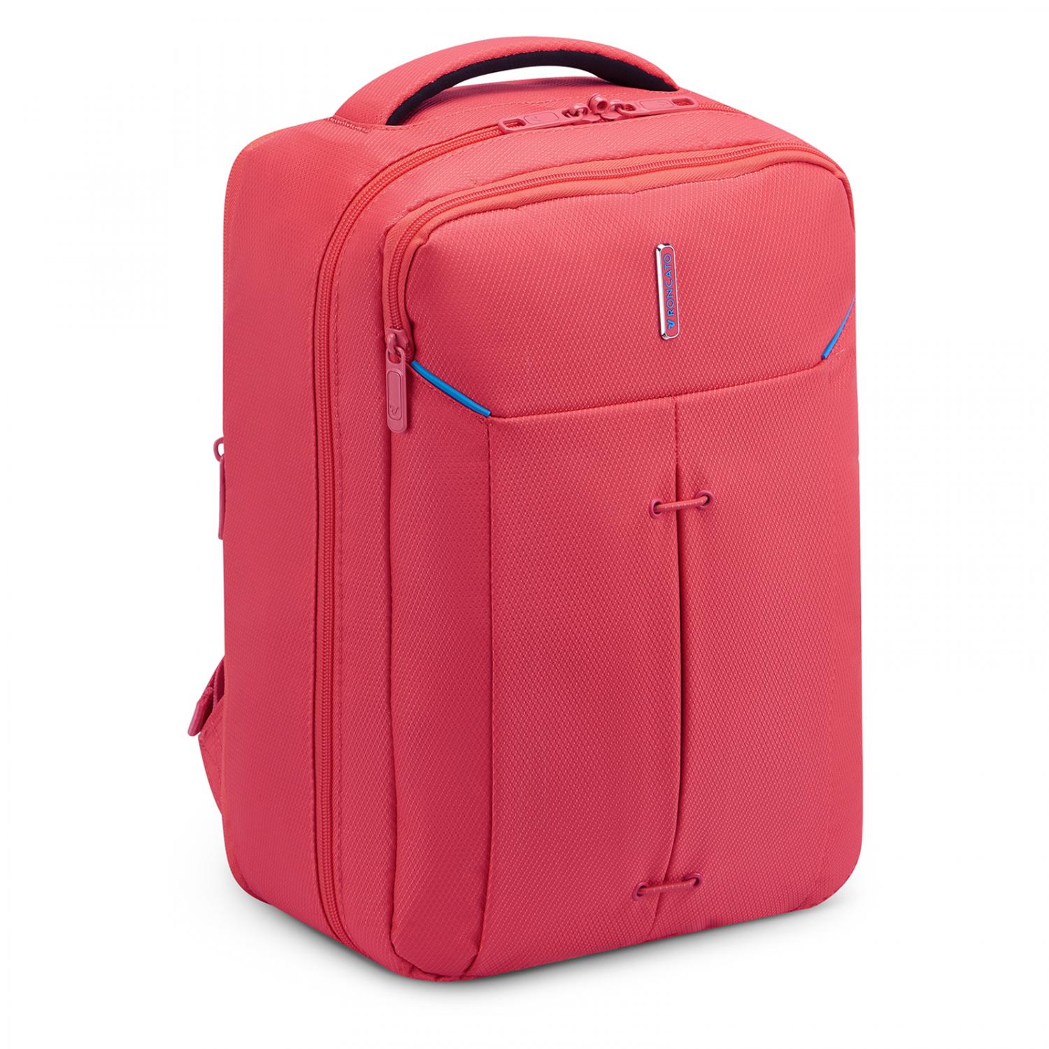 IRONIK 2.0 Ryanair Mochila viaje 40x25x15/20 cm Expandible - Radiant Red