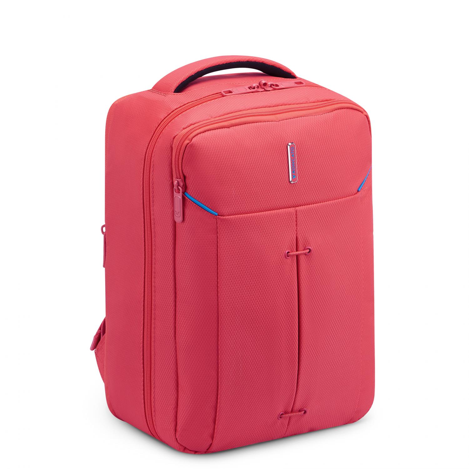 Roncato Ironik 2.0 Ryanair Zaino Da Viaggio 40x25x15/20 Cm Espandibile - Radiant Red