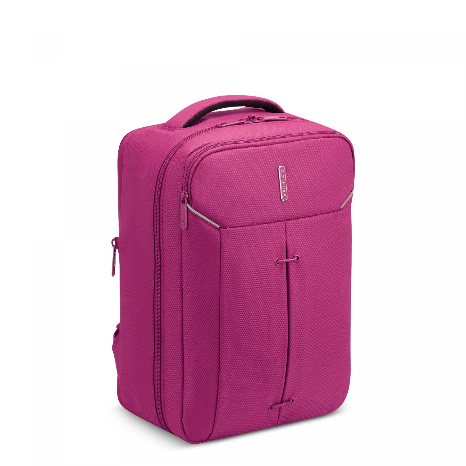 Roncato Ironik 2.0 Ryanair Zaino Da Viaggio 40x25x15/20 Cm Espandibile - Magenta