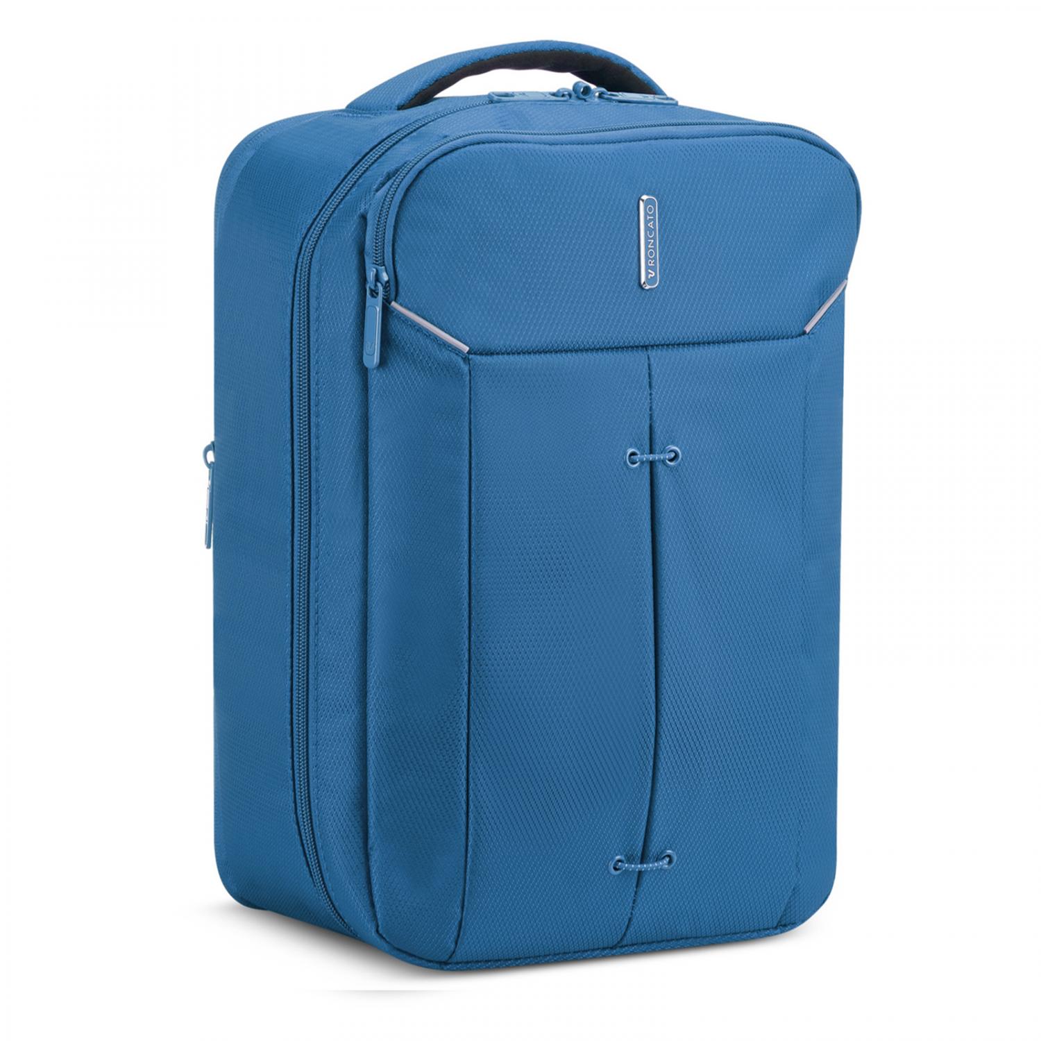 IRONIK 2.0 Ryanair Zaino da viaggio 40x25x15/20 cm Espandibile - Denim