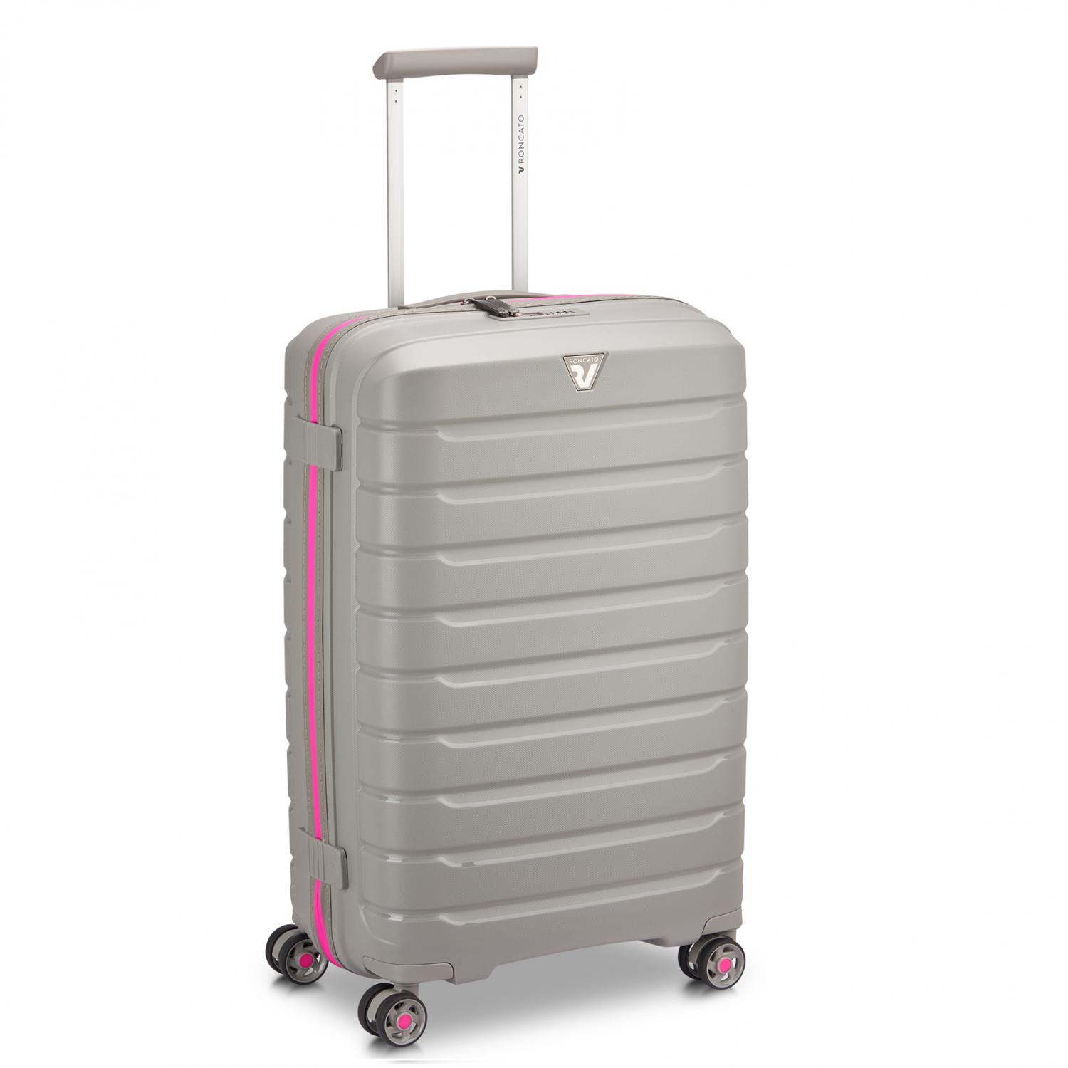 B-FLYING NEON Trolley medio 68 cm - Antracite