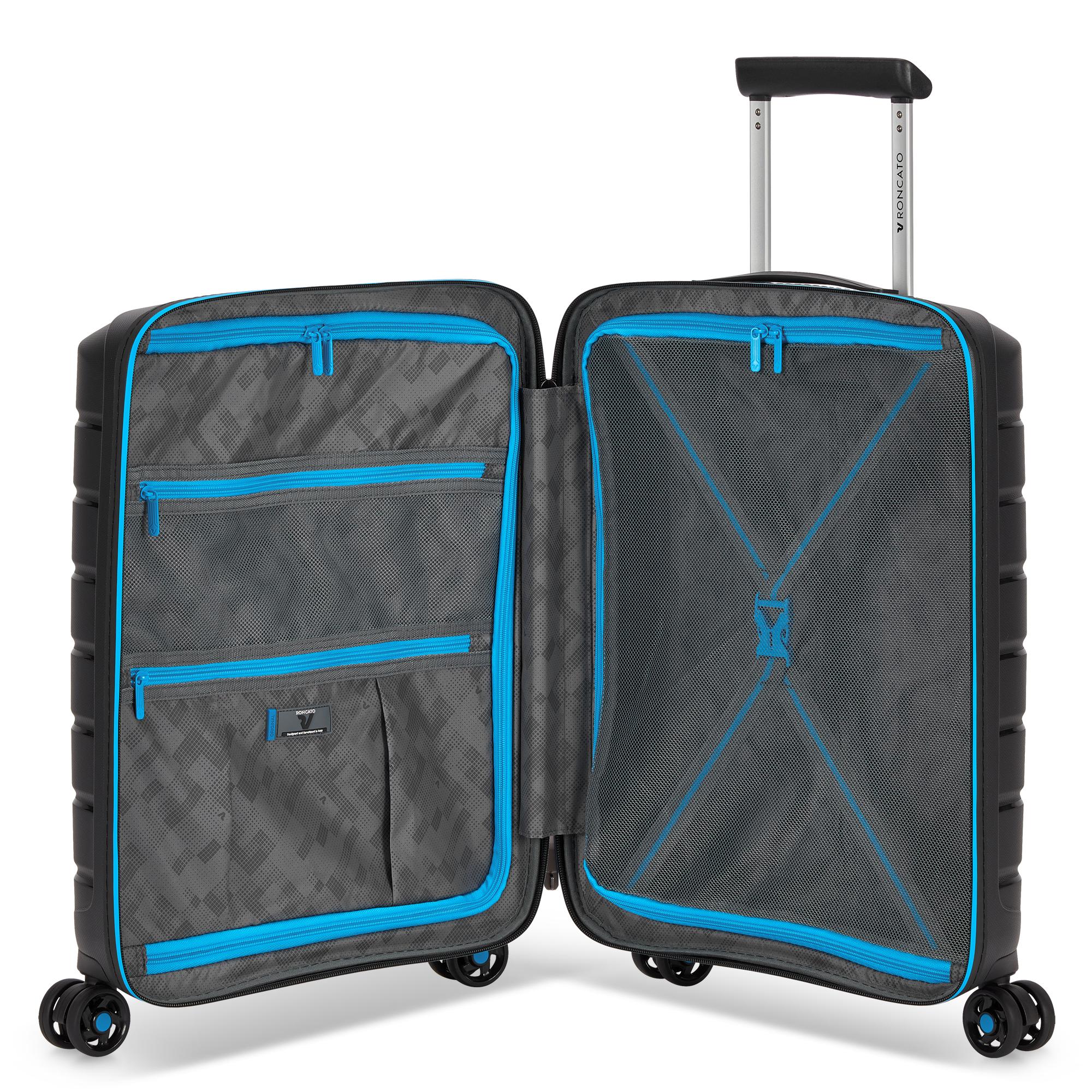 B-FLYING NEON Valise cabine 55x40x20 cm - Noir