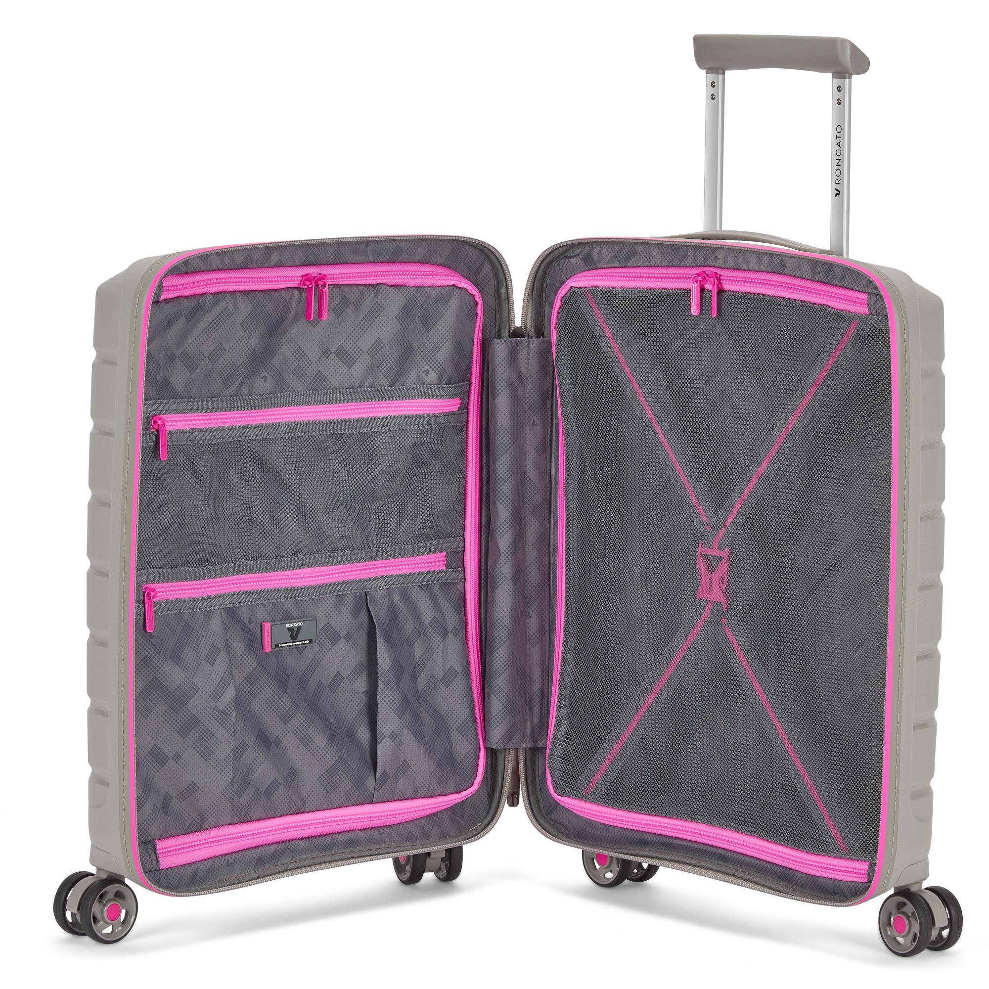 B-FLYING NEON Trolley bagaglio a mano 55x40x20 cm - Antracite