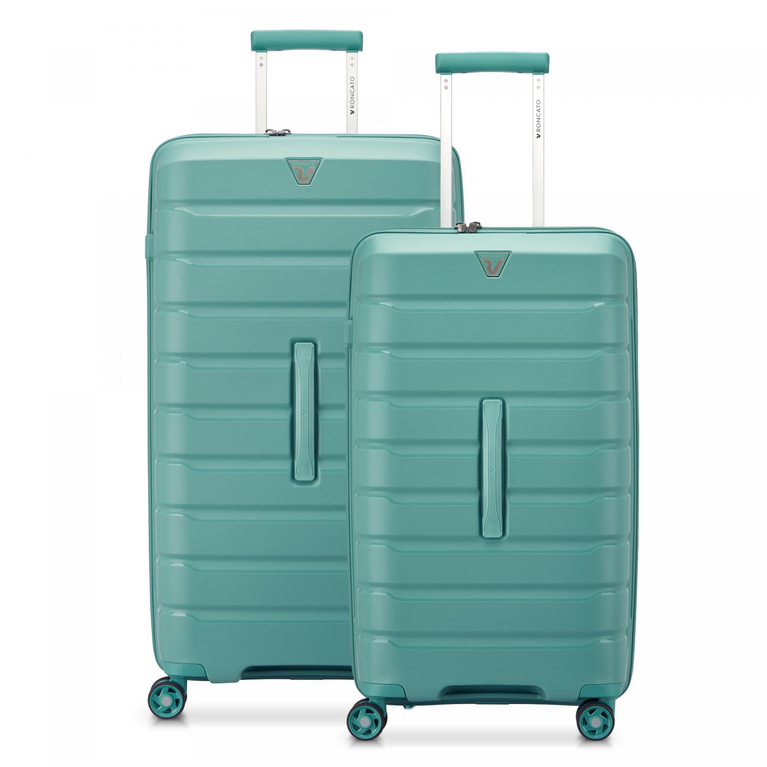 B-FLYING TRUNK SET VALIGIE (Baule Grande, Baule Medio) - Salvia