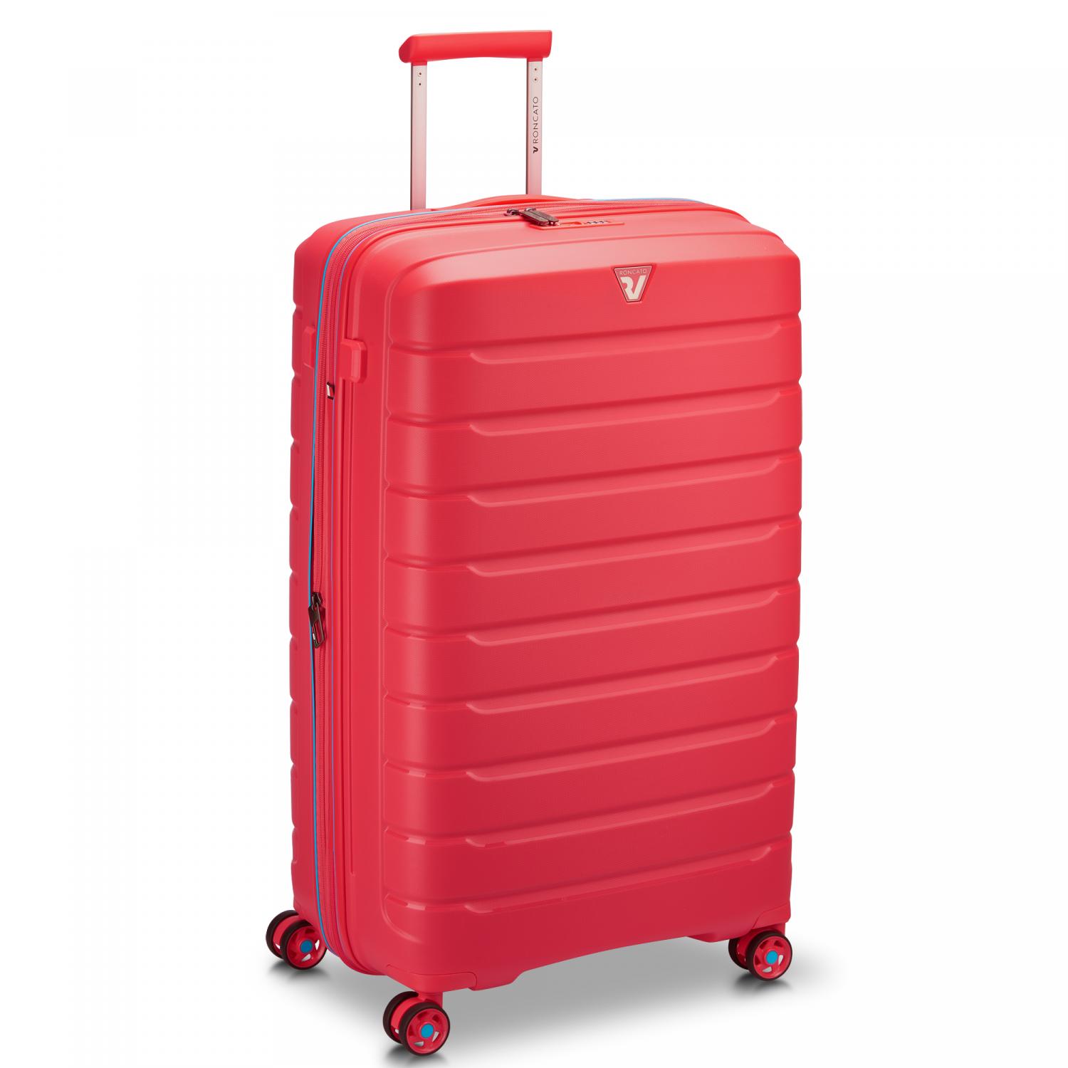 B-FLYING Grande valise 78 cm Extensible - Rouge éclatant