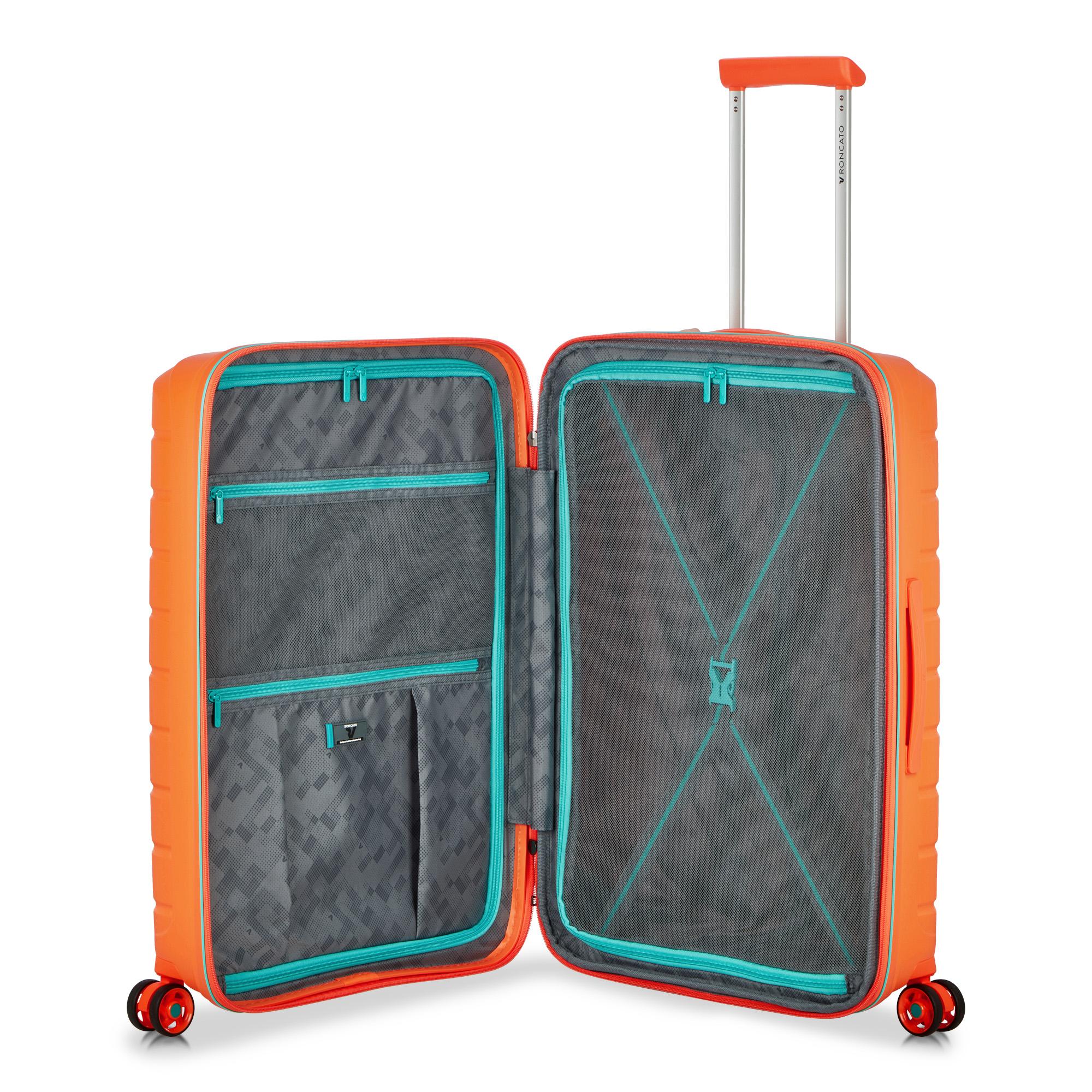 B-FLYING Trolley medio 68 cm Espandibile - Arancio