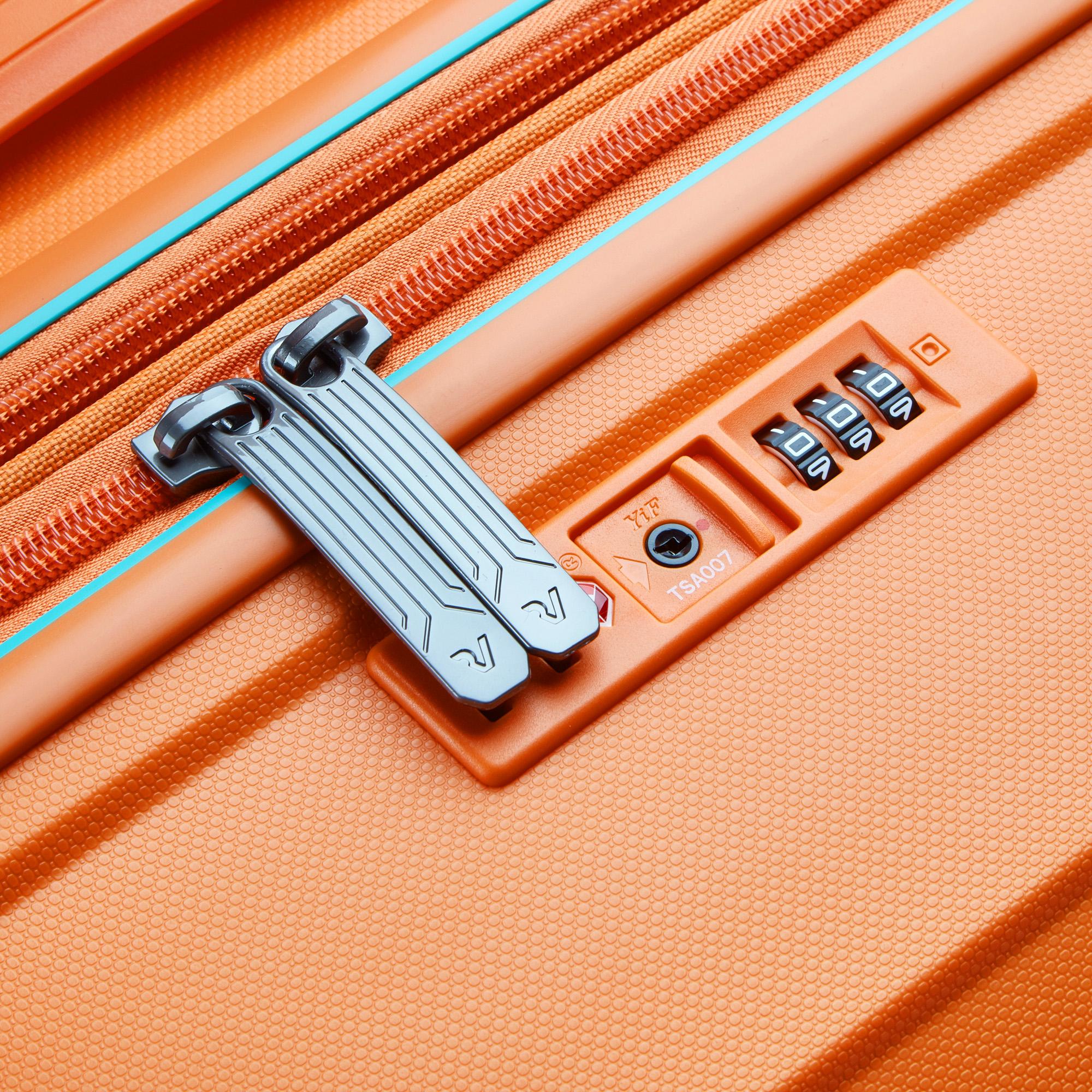 B-FLYING Trolley medio 68 cm Espandibile - Arancio