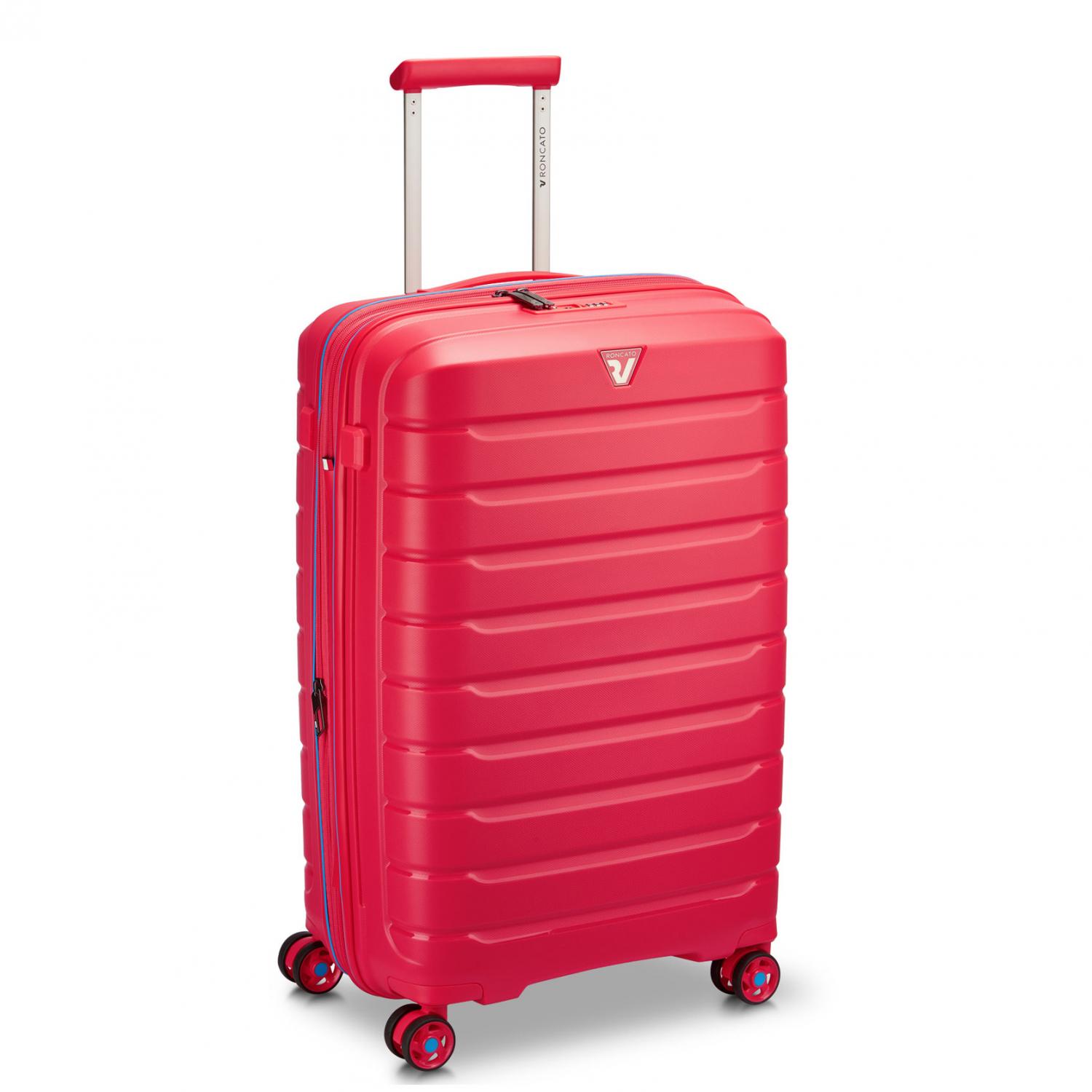 B-FLYING Valise moyenne 68 cm Extensible - Rouge éclatant