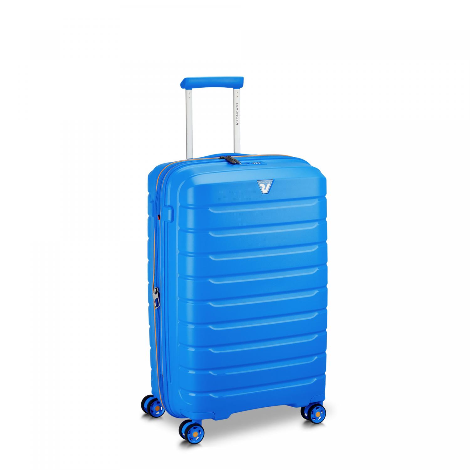Roncato B-flying Trolley Medio 68 Cm Espandibile - Sky Blue
