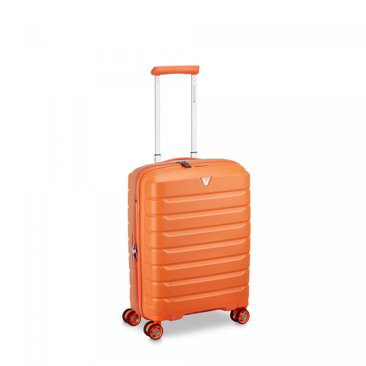 Roncato B-flying Trolley Bagaglio A Mano 55x40x20/25 Cm Espandibile - Arancio