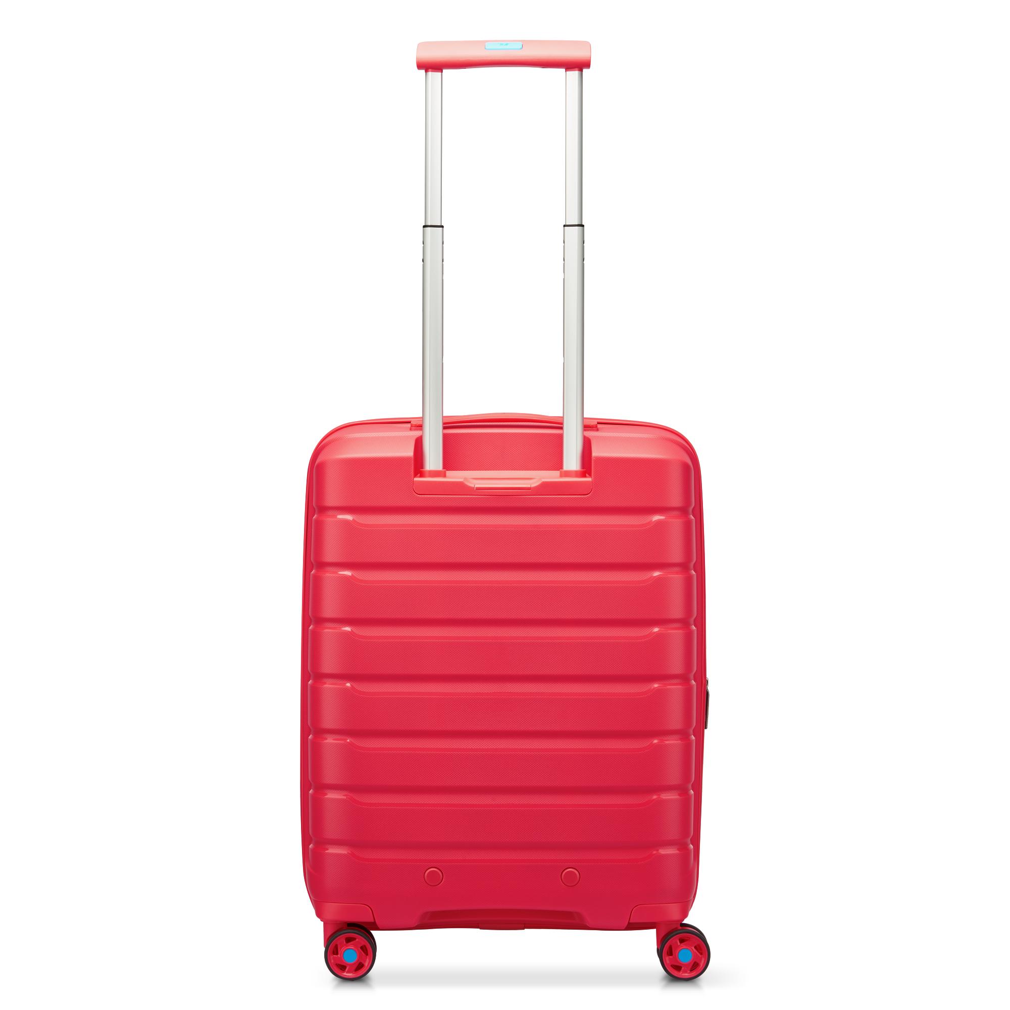 B-FLYING Valise cabine 55x40x20/25 cm Extensible - Rouge éclatant