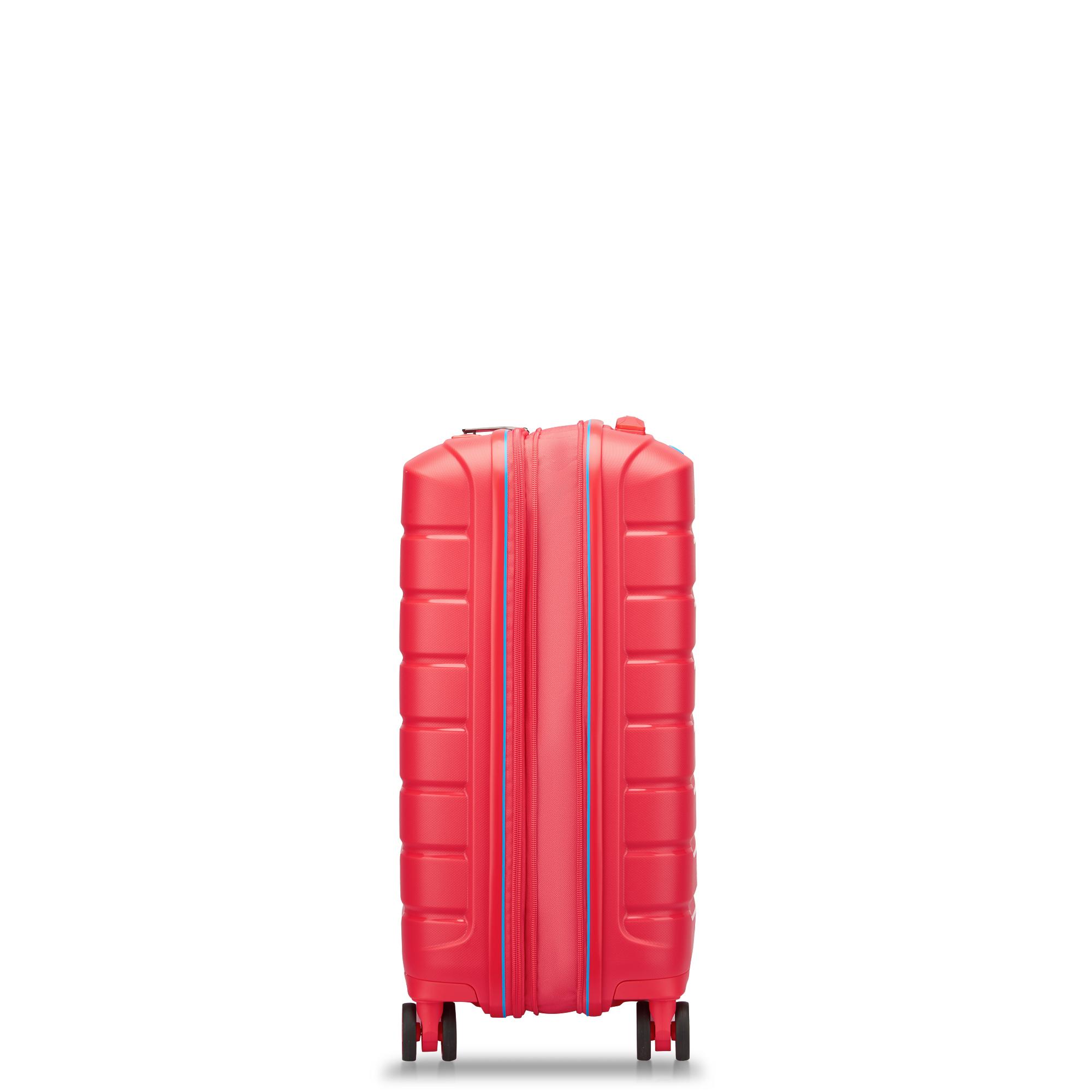 B-FLYING Valise cabine 55x40x20/25 cm Extensible - Rouge éclatant