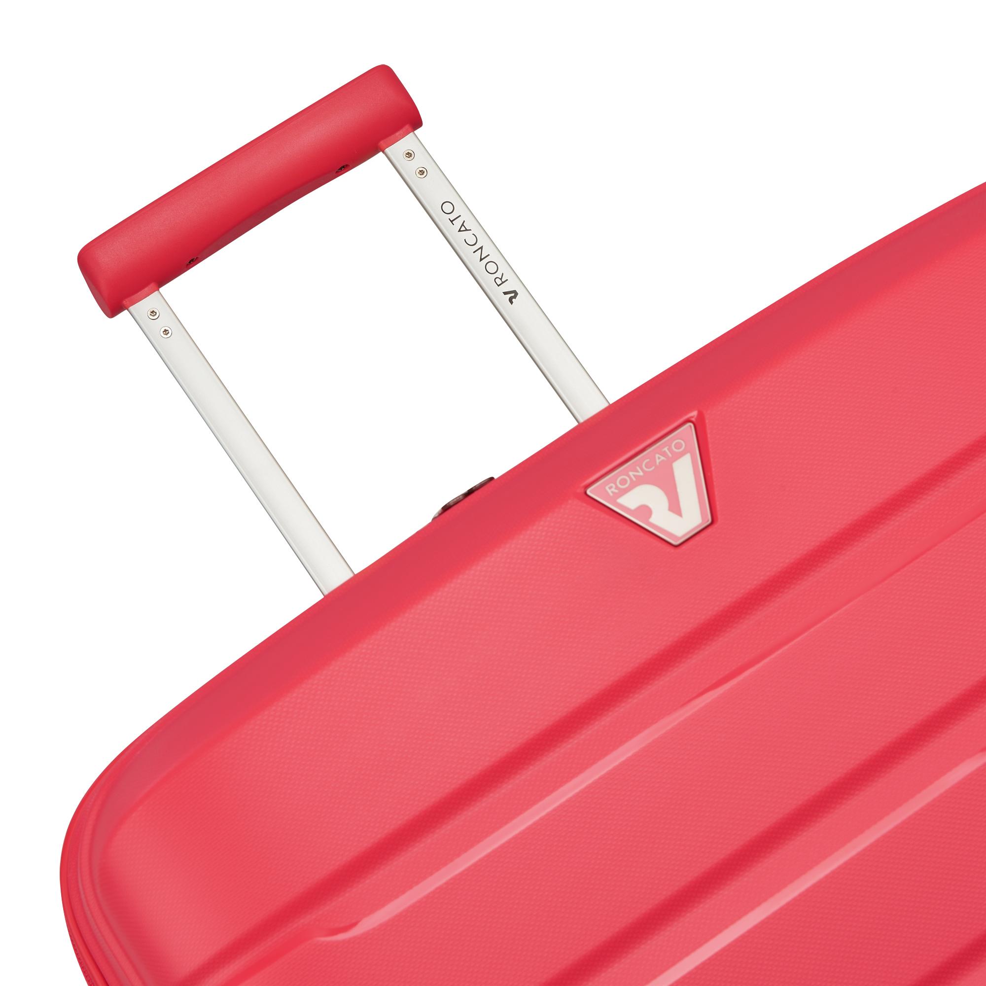 B-FLYING Valise cabine 55x40x20/25 cm Extensible - Rouge éclatant